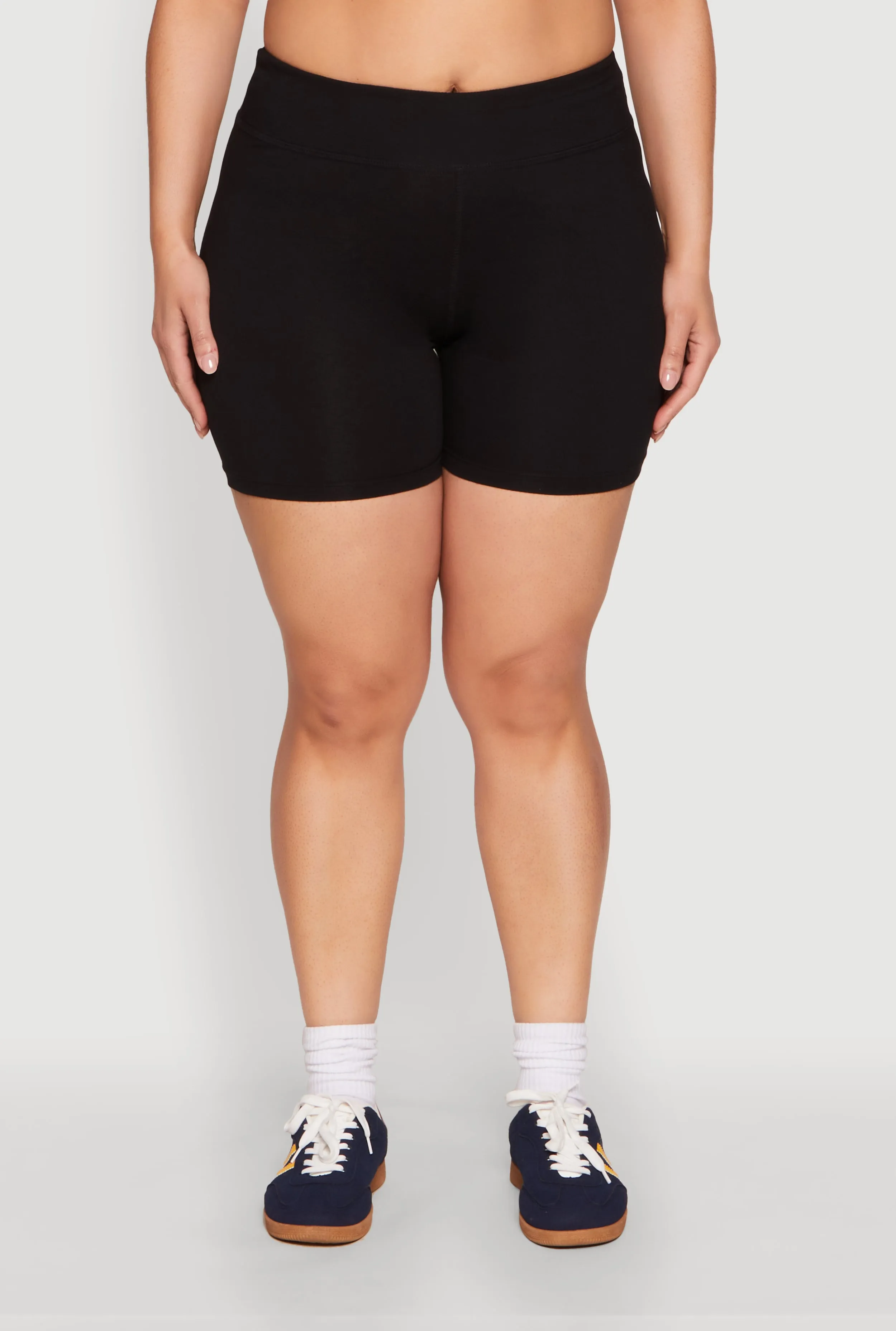 Plus Size High Waist Bike Shorts sold by Rainbow product image thumbnail 5