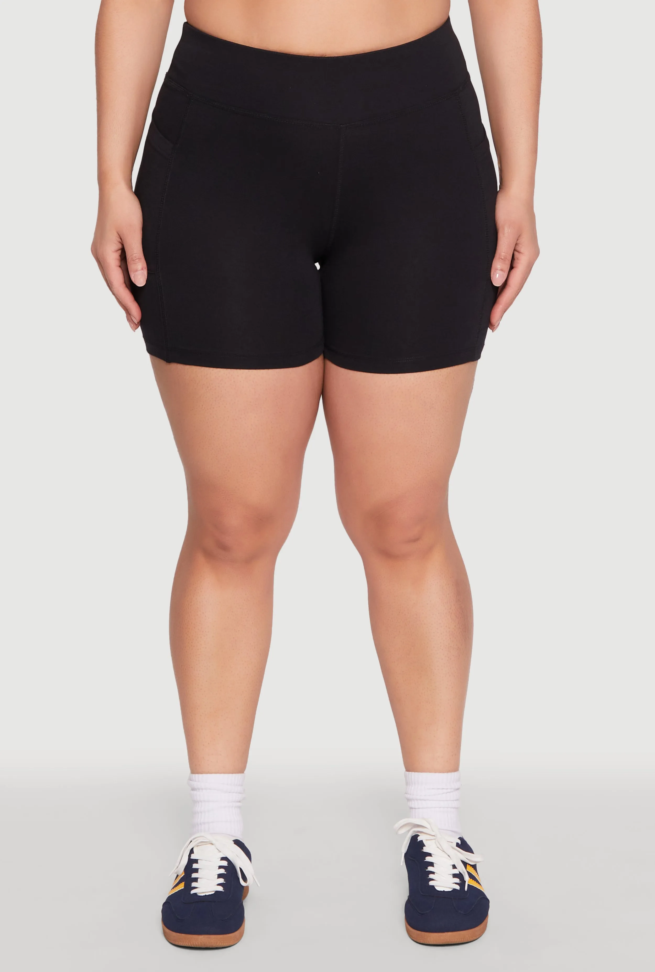 Plus Size Side Pocket Biker Shorts sold by Rainbow product image thumbnail 5