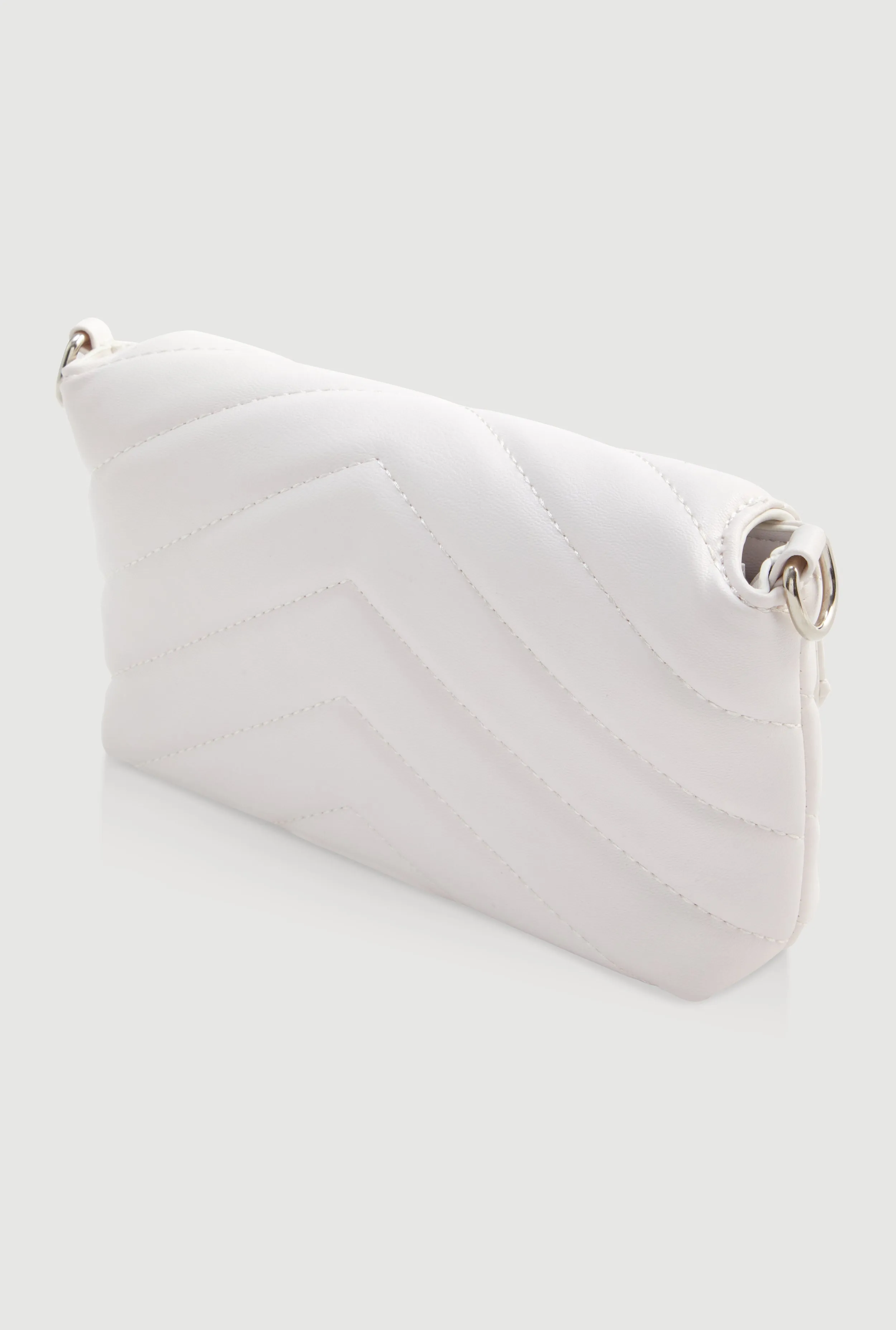 Chevron Quilted Convertible Handbag sold by Rainbow product image thumbnail 3