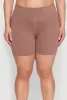 Plus Size Side Pocket Biker Shorts sold by Rainbow
