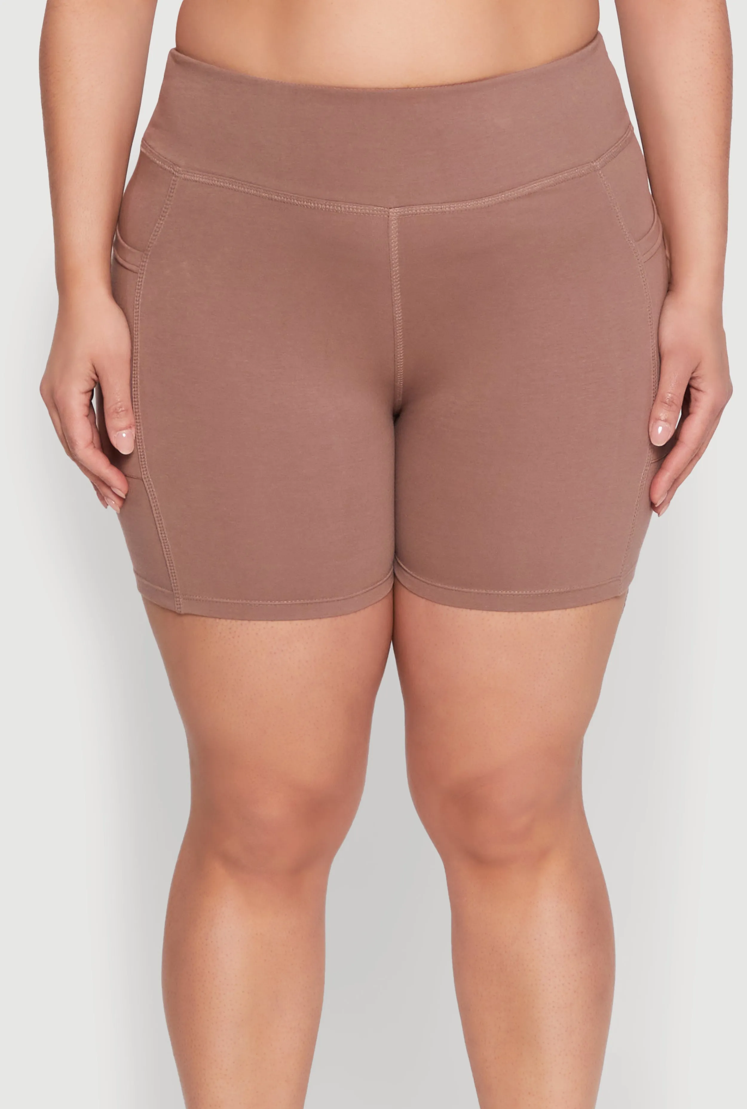 Plus Size Side Pocket Biker Shorts sold by Rainbow product image thumbnail 5