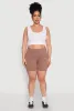 Plus Size Side Pocket Biker Shorts sold by Rainbow
