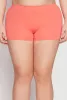 Plus Size Ribbed Seamless Boyshort Panty sold by Rainbow