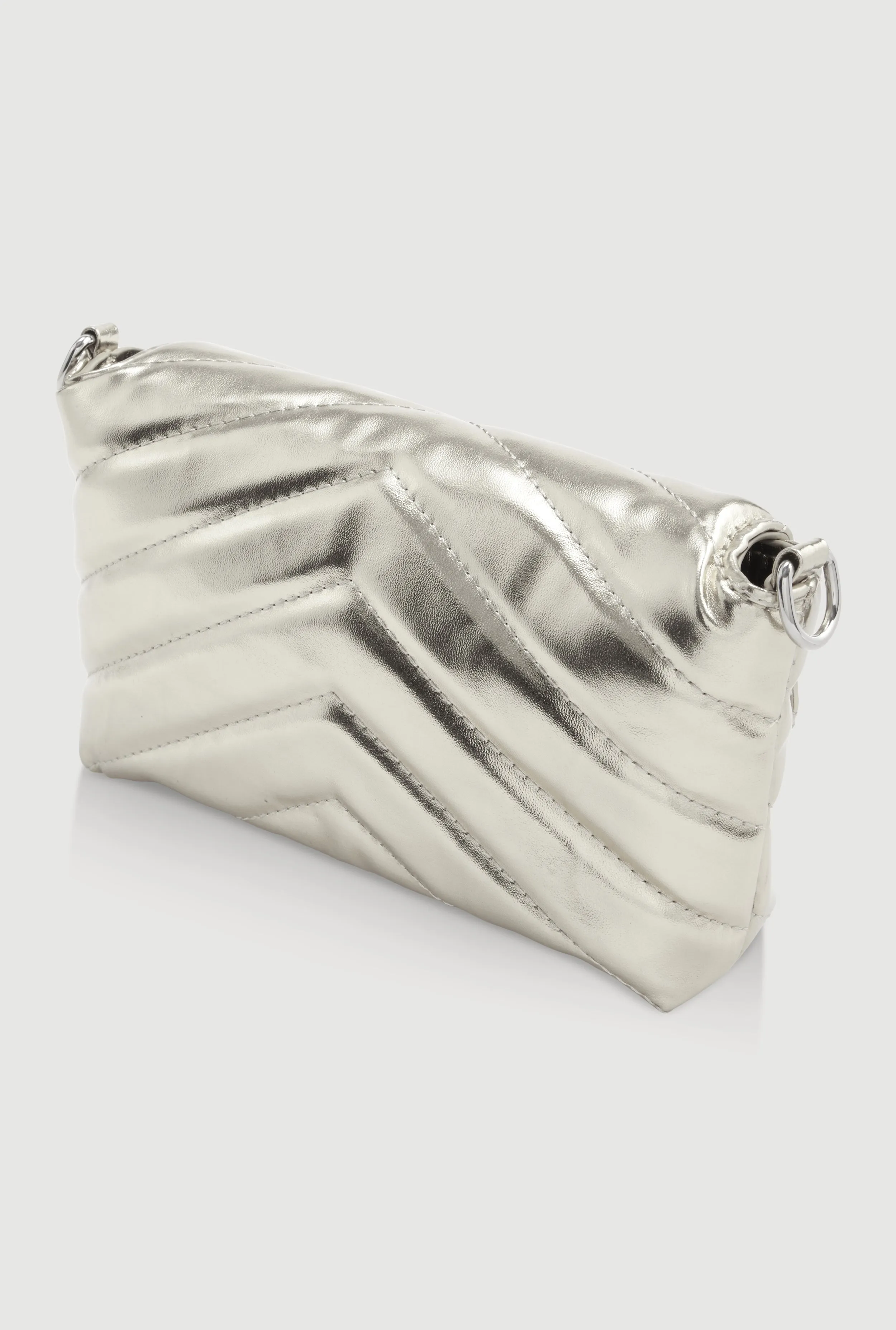 Chevron Quilted Convertible Handbag sold by Rainbow product image thumbnail 3