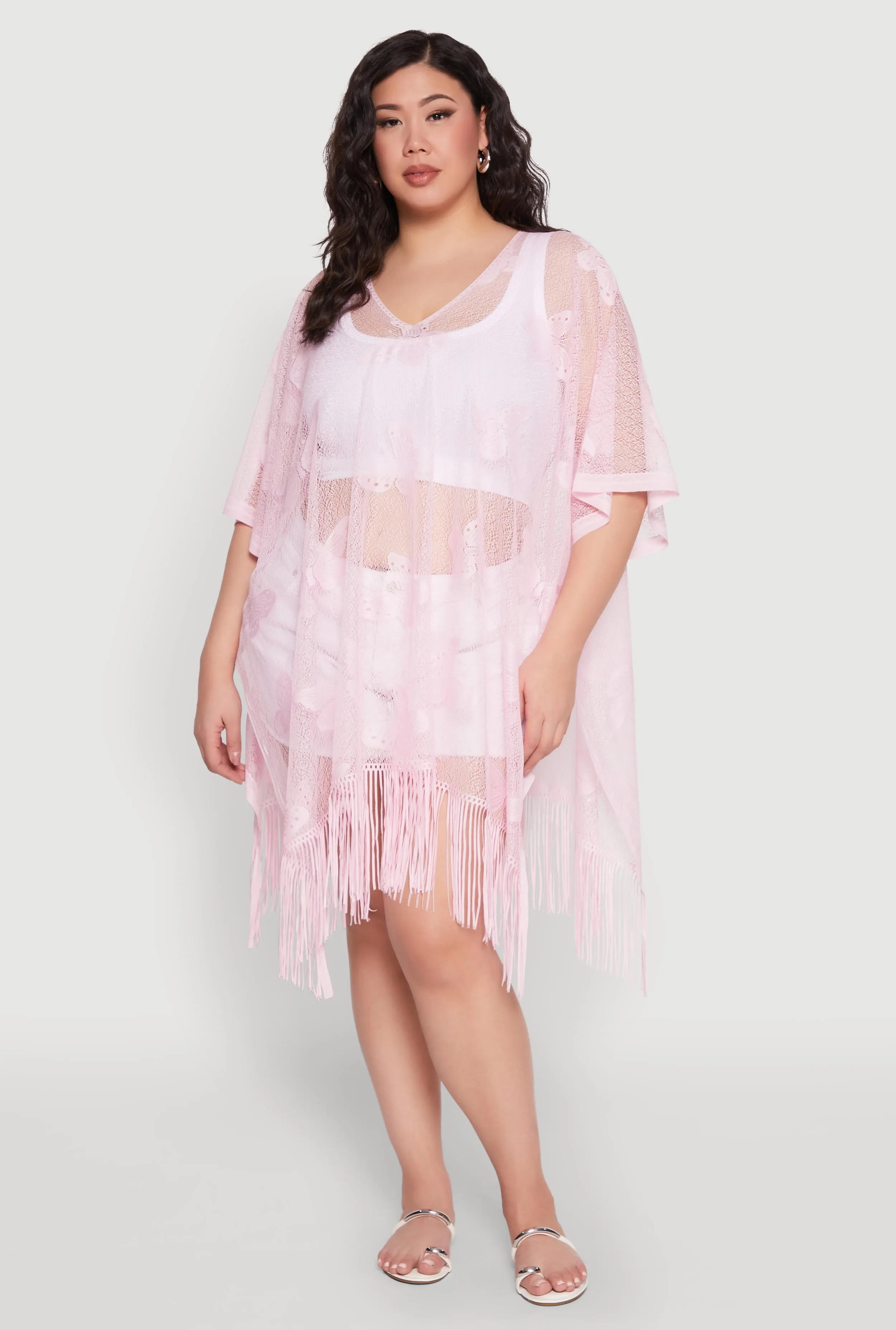 Butterfly Fringe Swim Cover Up sold by Rainbow product image thumbnail 2