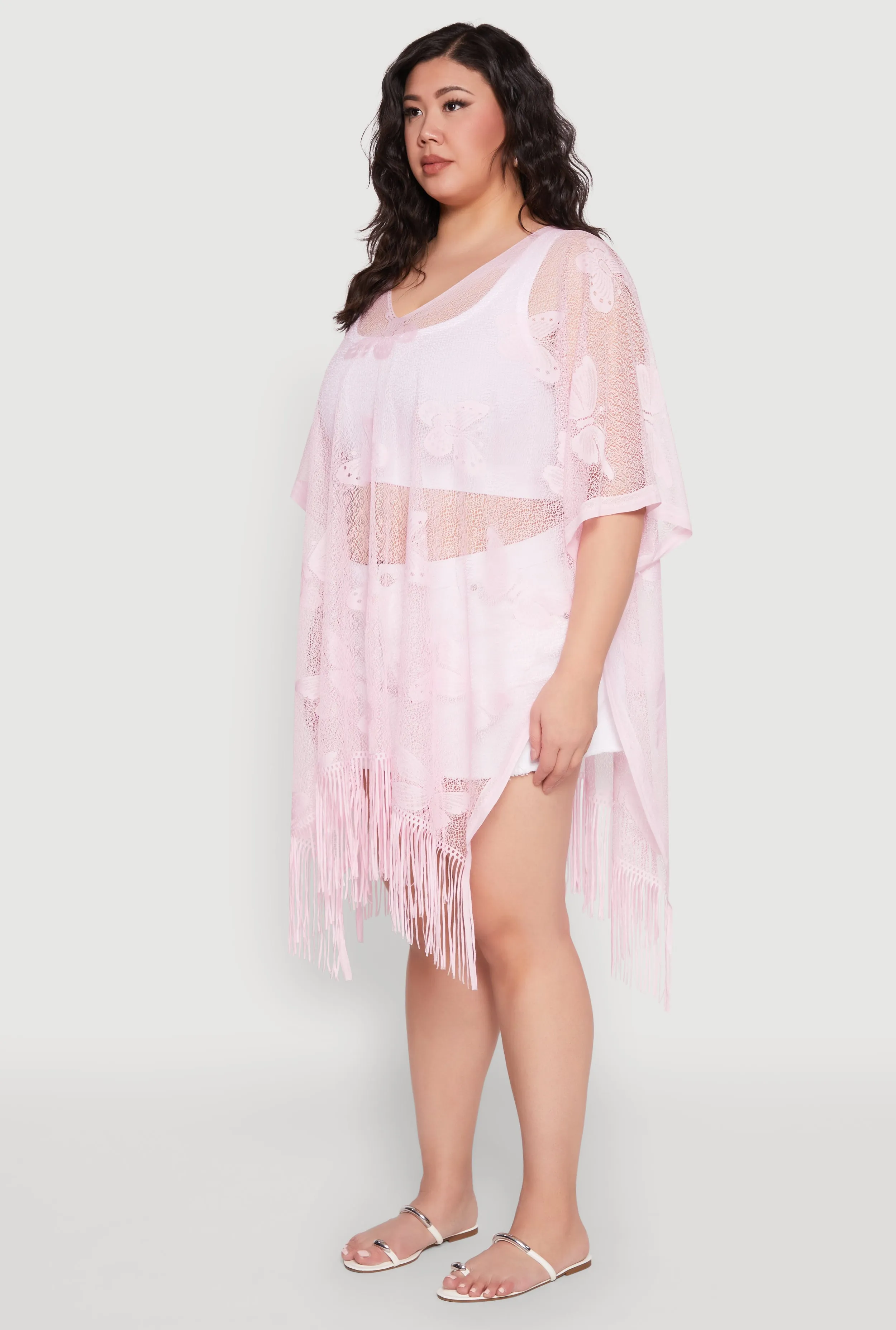 Butterfly Fringe Swim Cover Up sold by Rainbow product image thumbnail 3