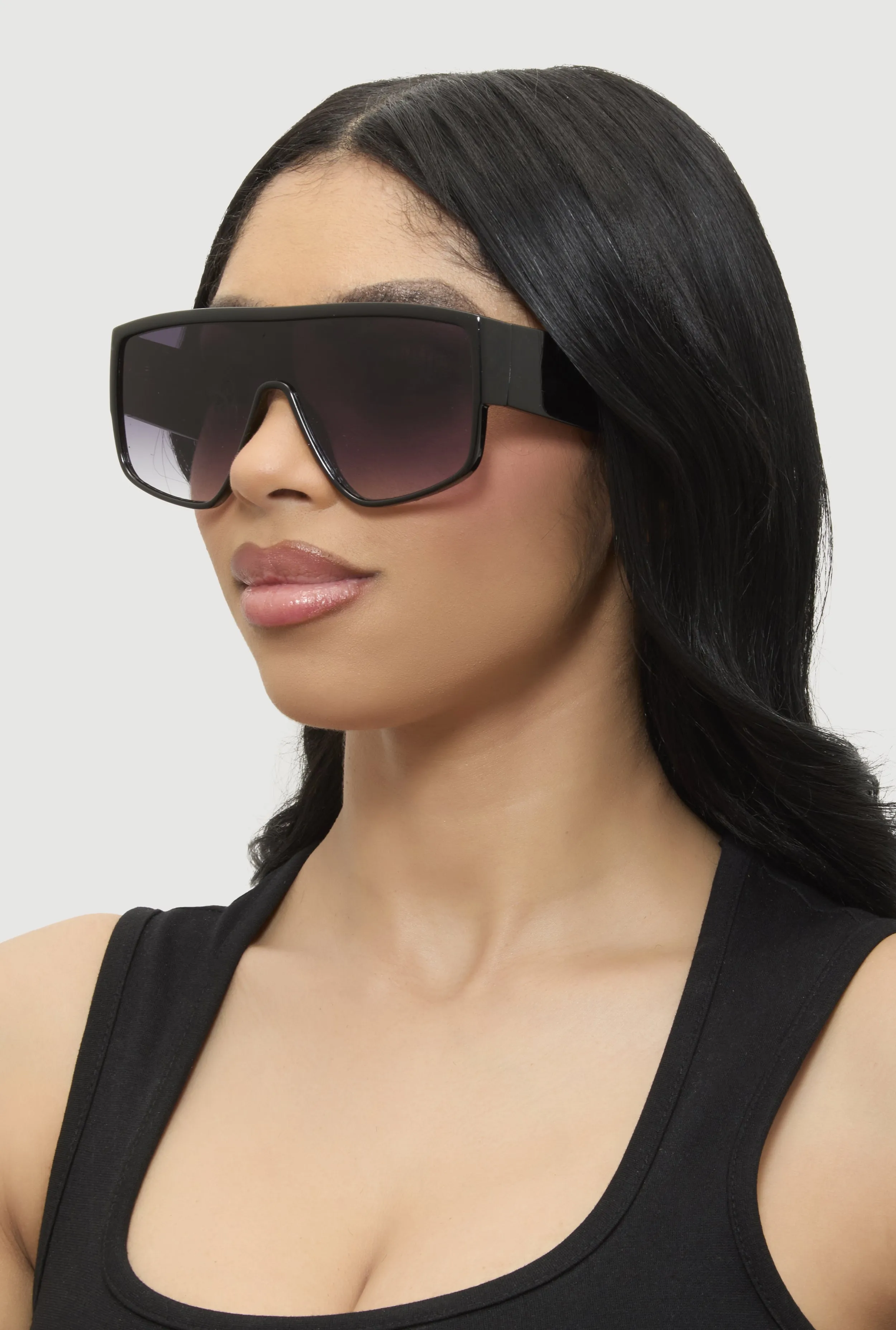 Ombre Lens Shield Sunglasses sold by Rainbow product image thumbnail 2