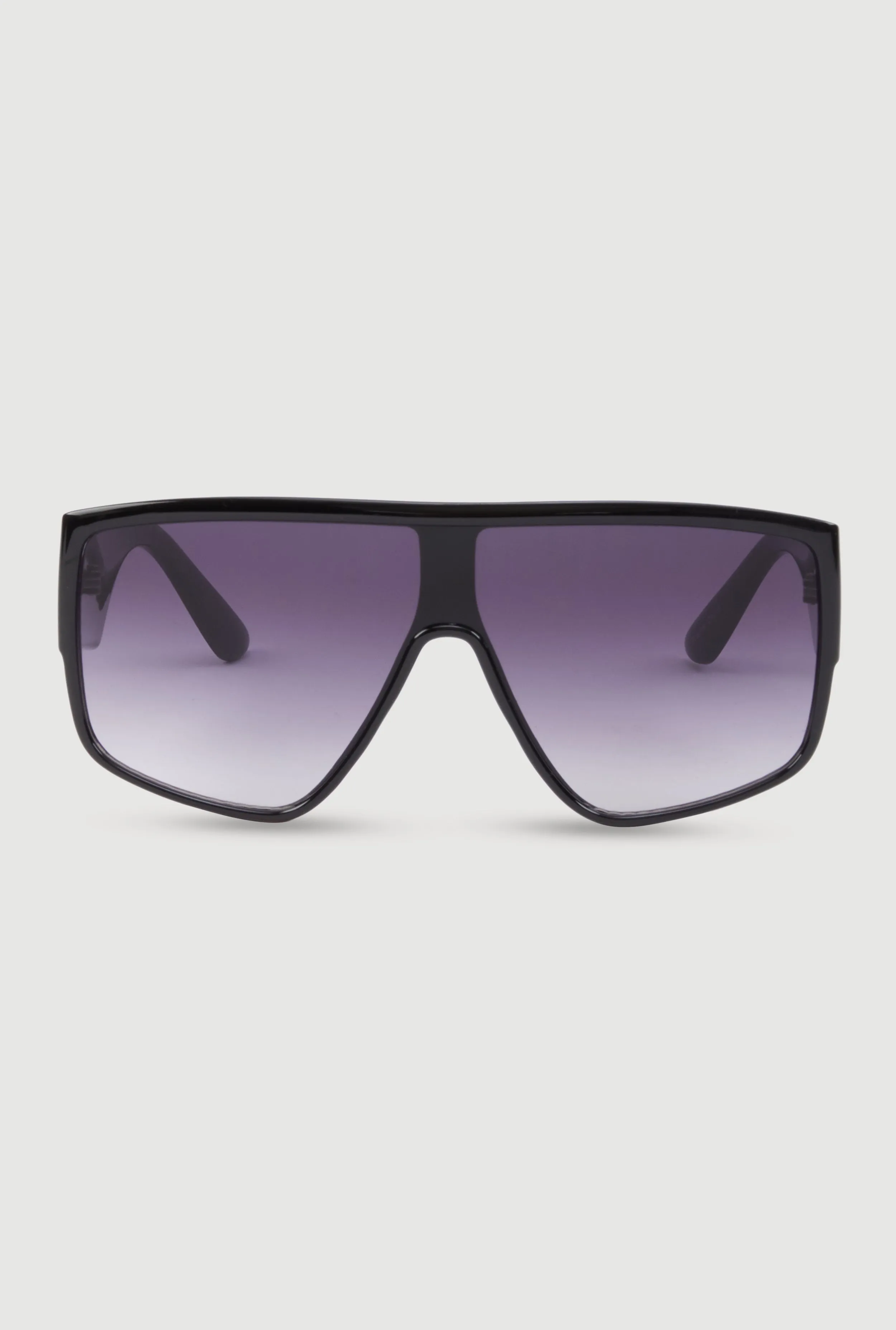 Ombre Lens Shield Sunglasses sold by Rainbow