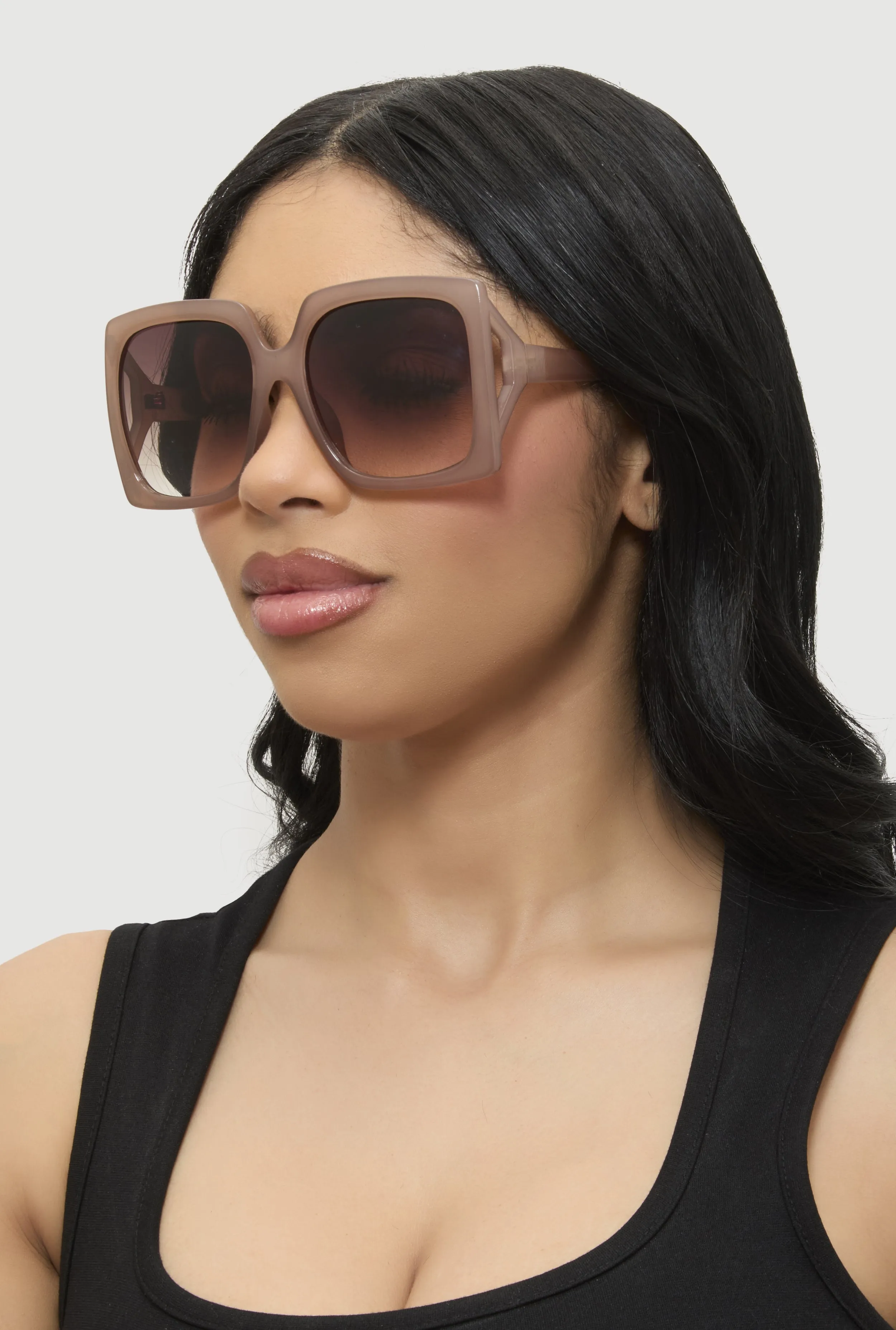 Side Cutout Ombre Lens Sunglasses sold by Rainbow product image thumbnail 2