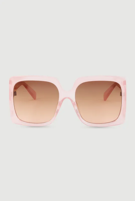 Side Cutout Ombre Lens Sunglasses sold by Rainbow
