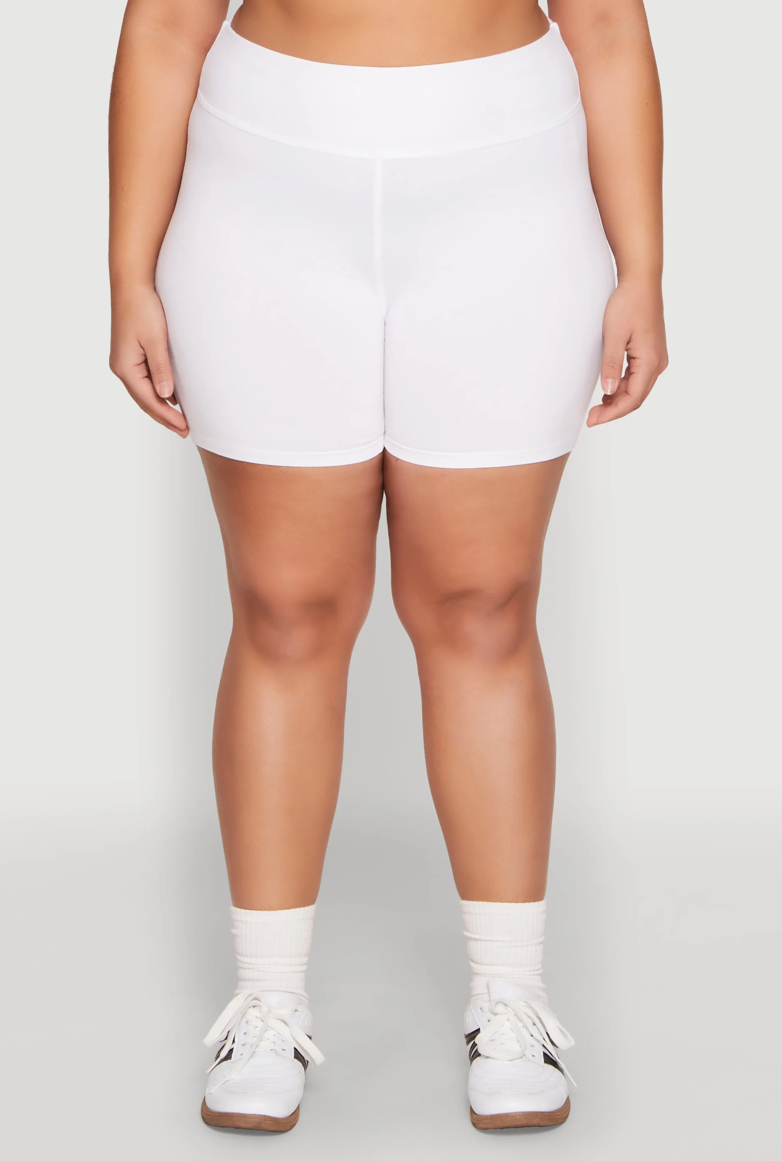 Plus Size High Waist Bike Shorts sold by Rainbow product image thumbnail 5
