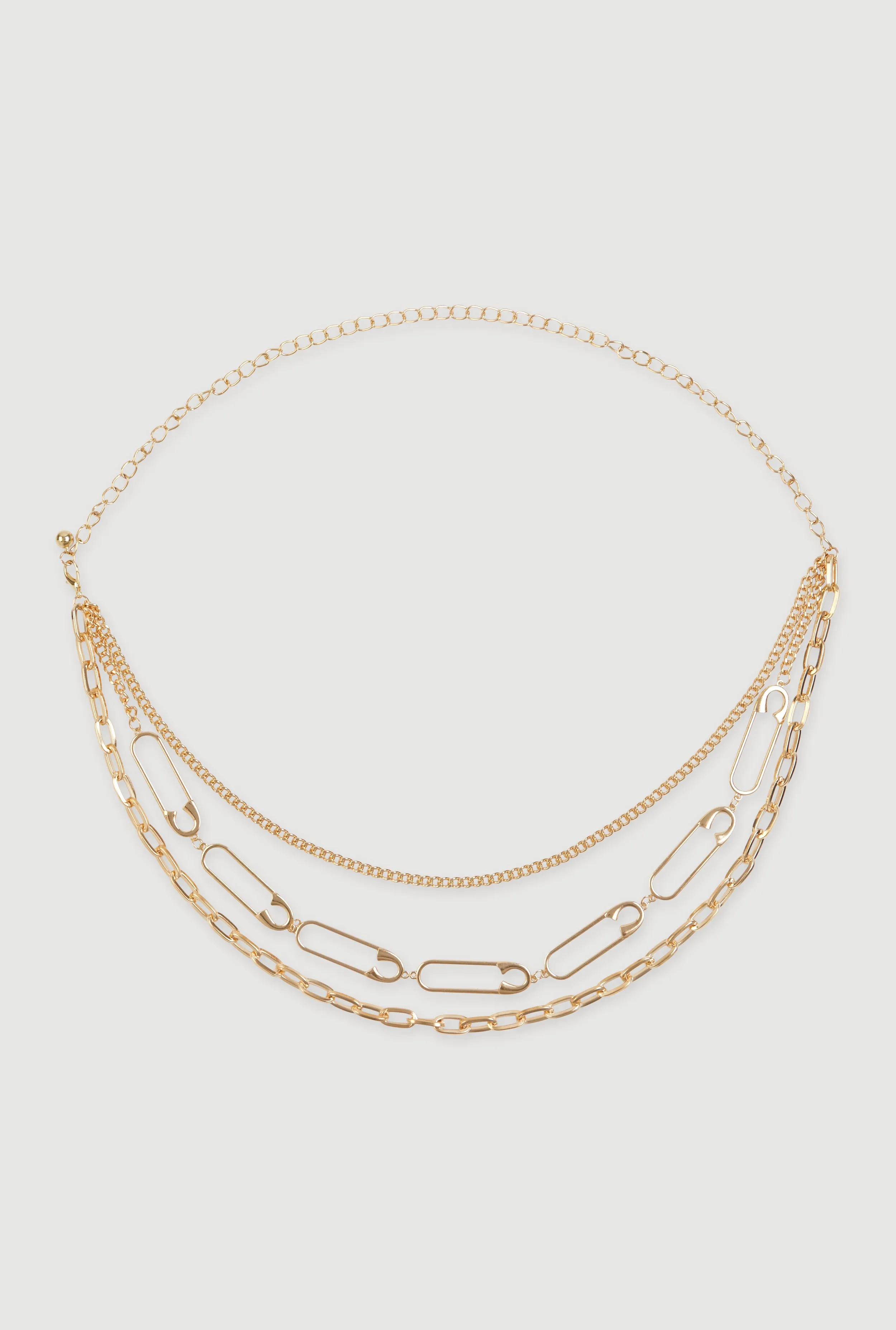 Layered Assorted Chain Belt sold by Rainbow