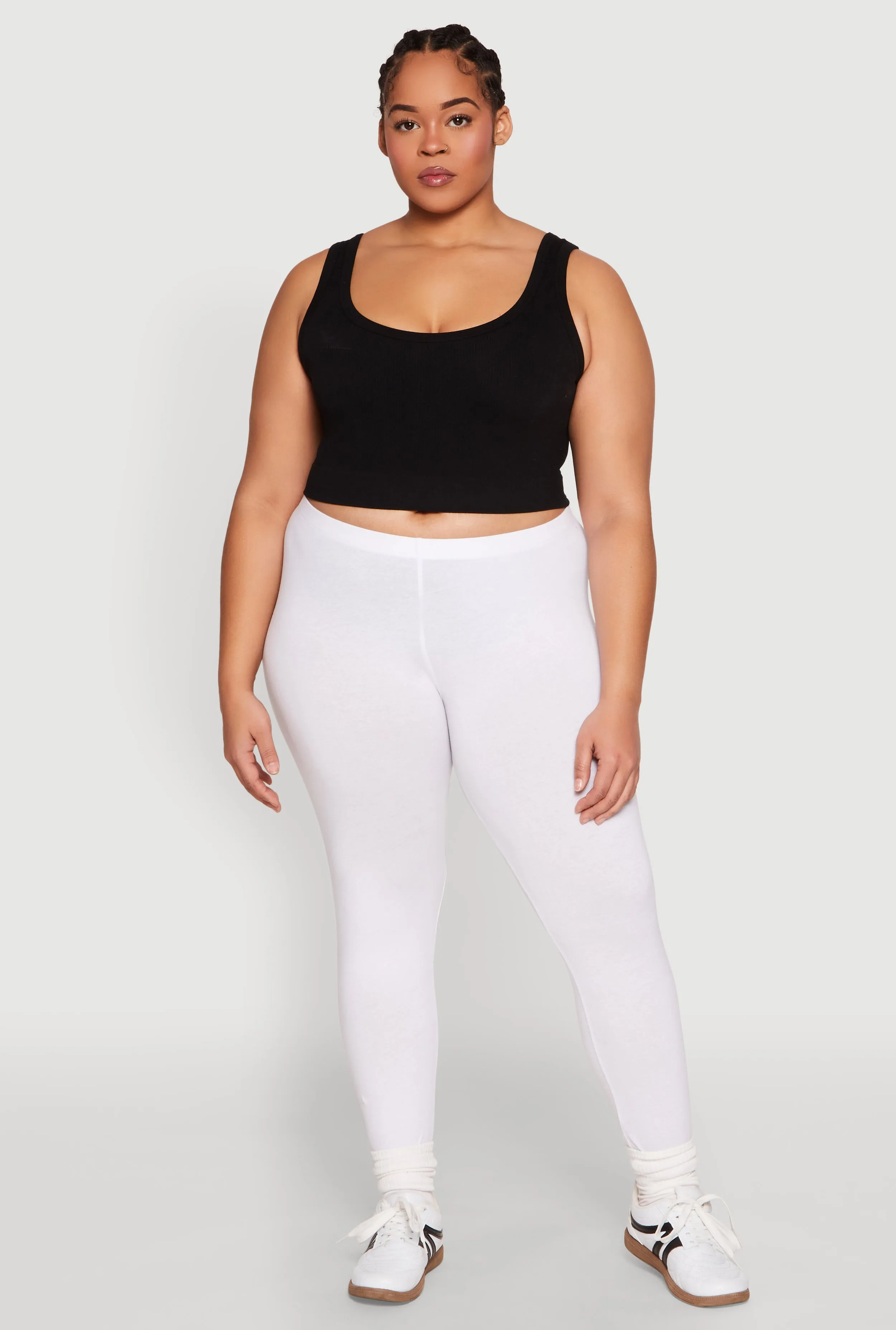 Plus Size High Waisted Leggings sold by Rainbow
