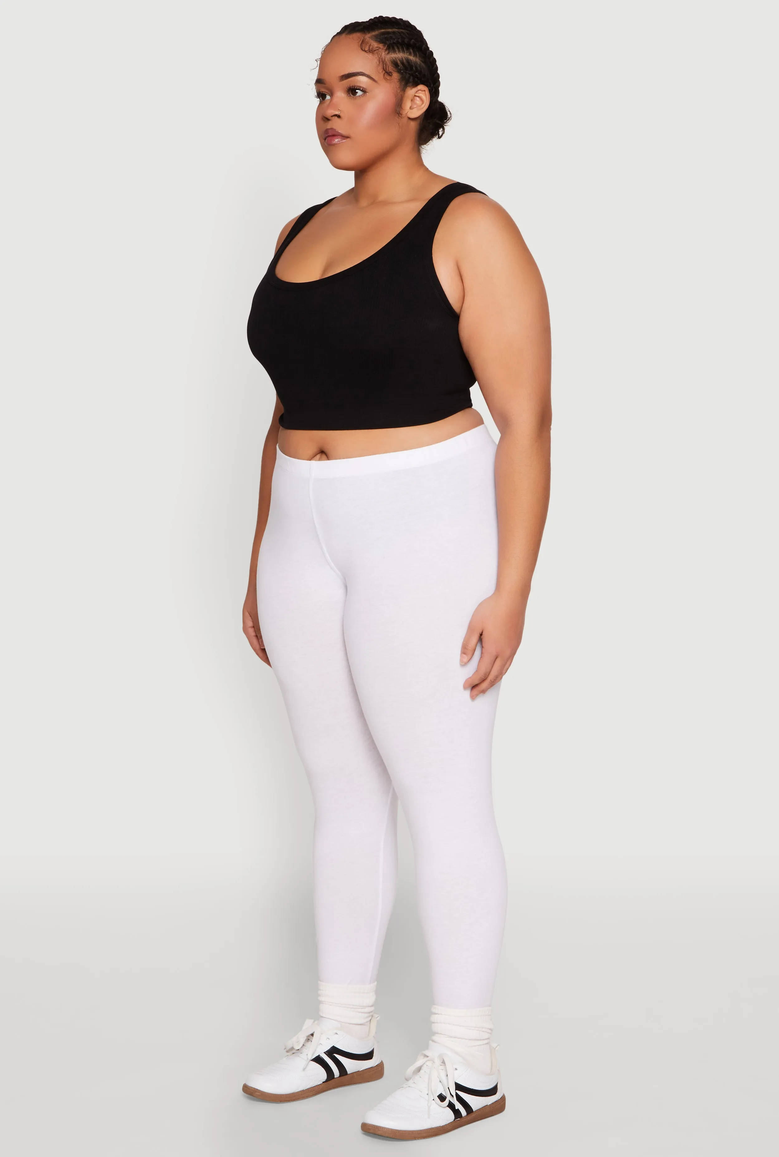 Plus Size High Waisted Leggings sold by Rainbow product image thumbnail 3