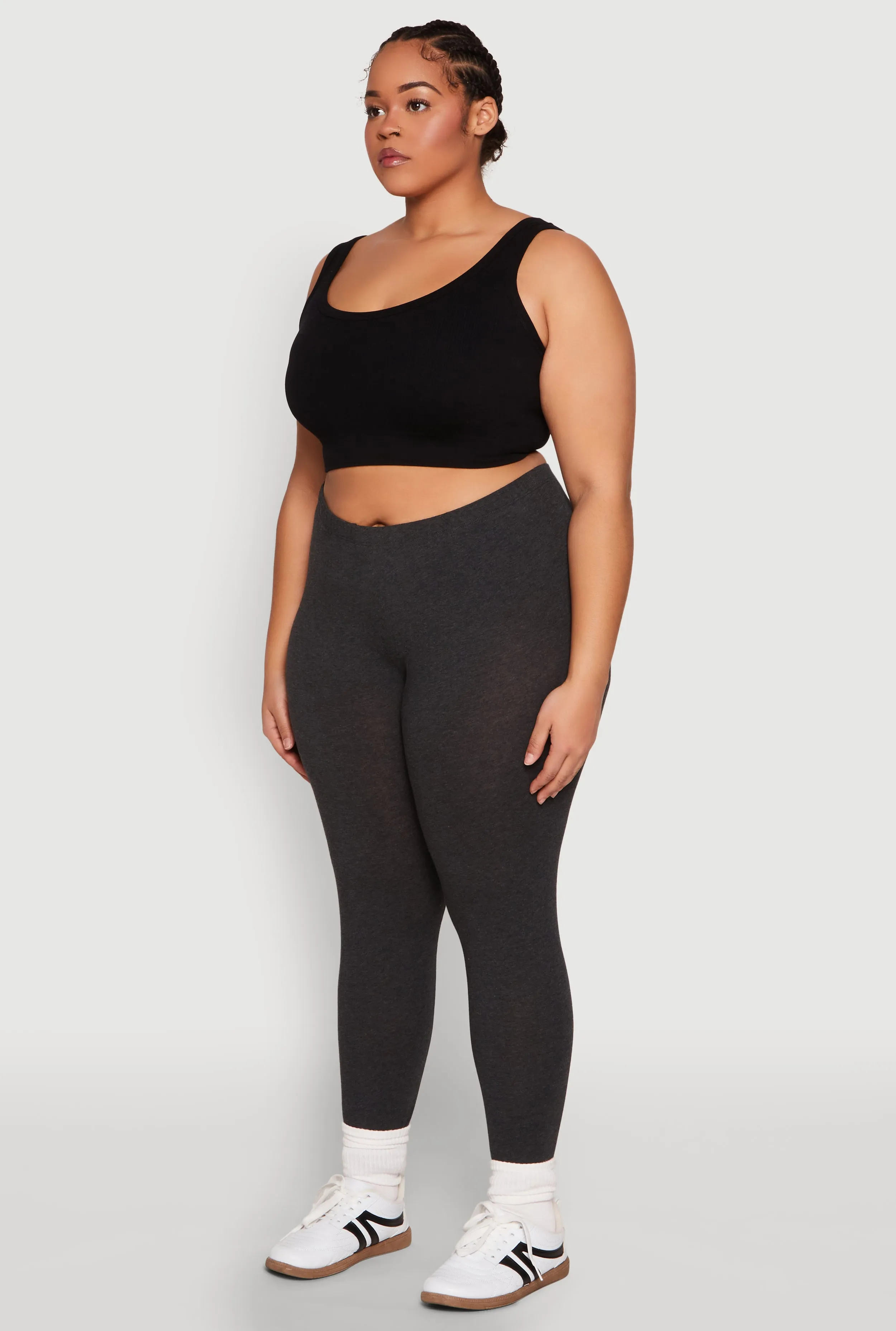 Plus Size High Waisted Leggings sold by Rainbow product image thumbnail 3