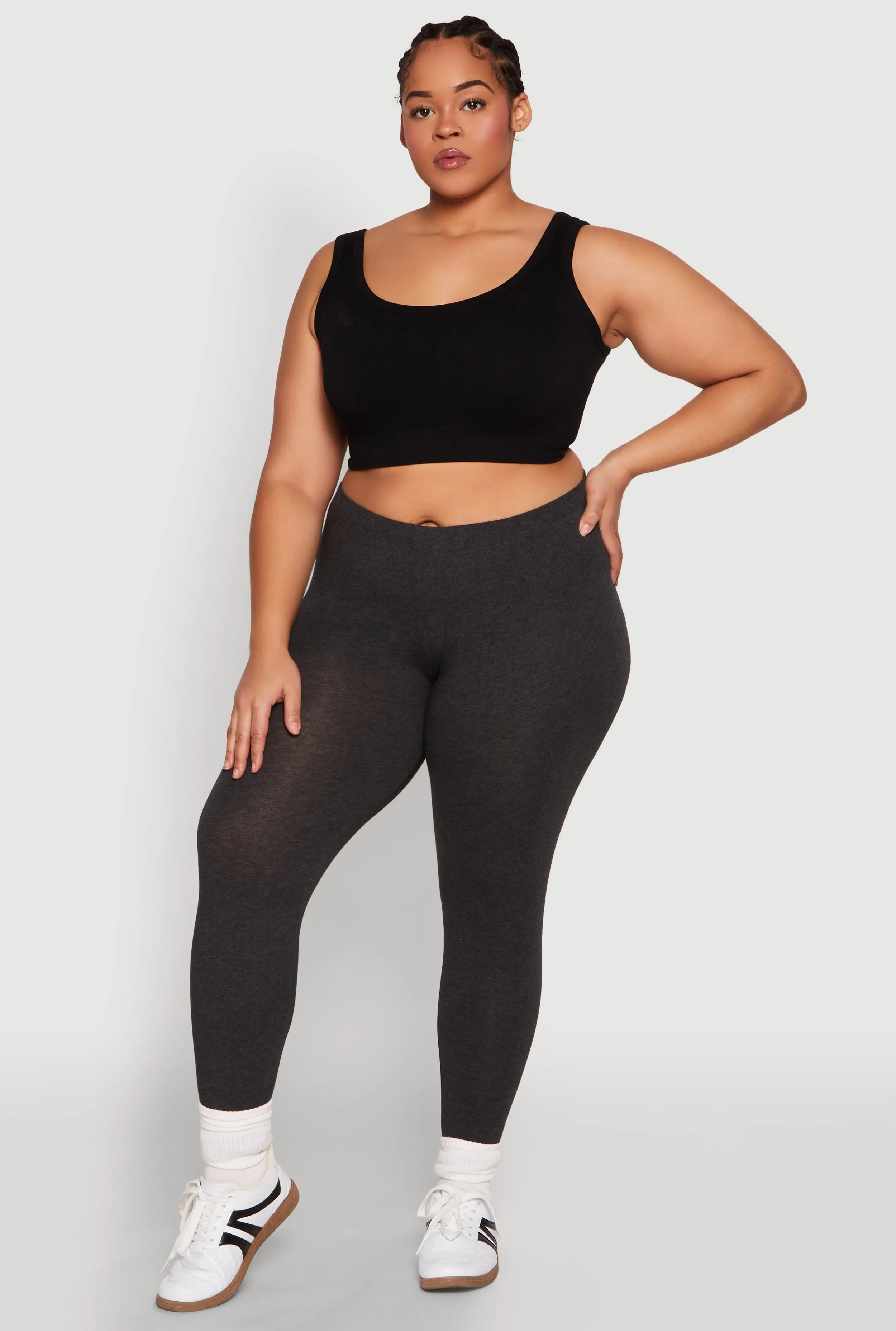 Plus Size High Waisted Leggings sold by Rainbow product image thumbnail 2