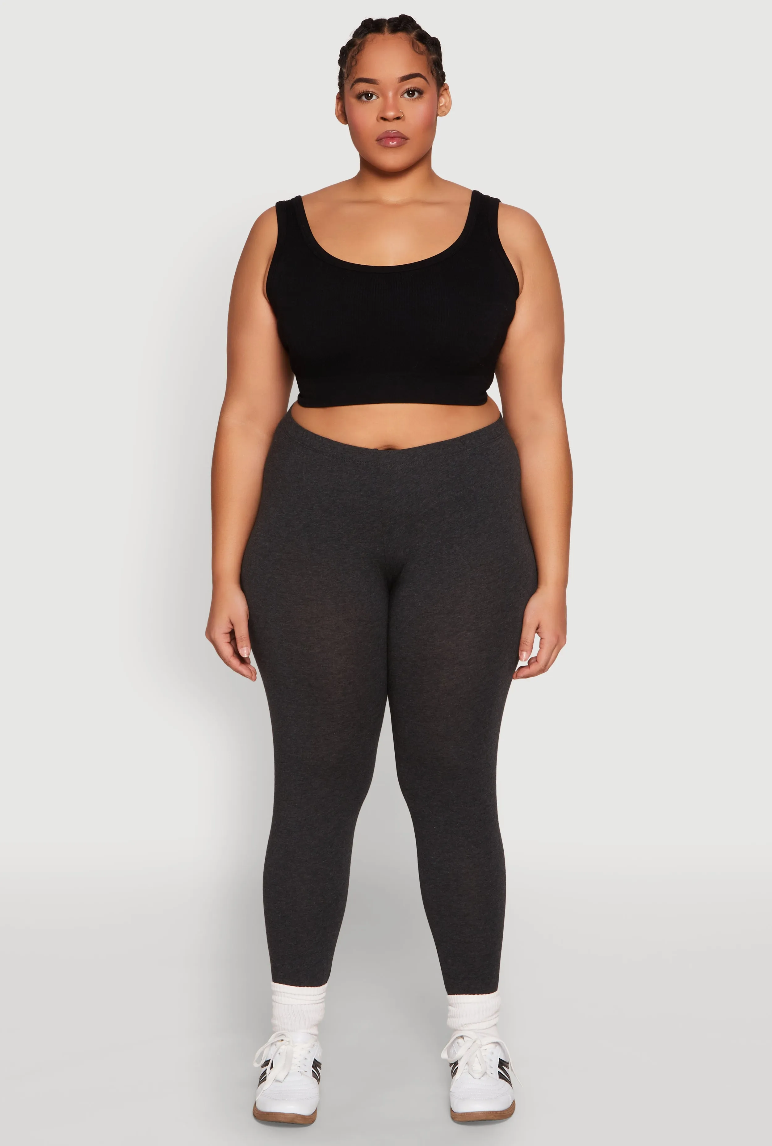Plus Size High Waisted Leggings sold by Rainbow