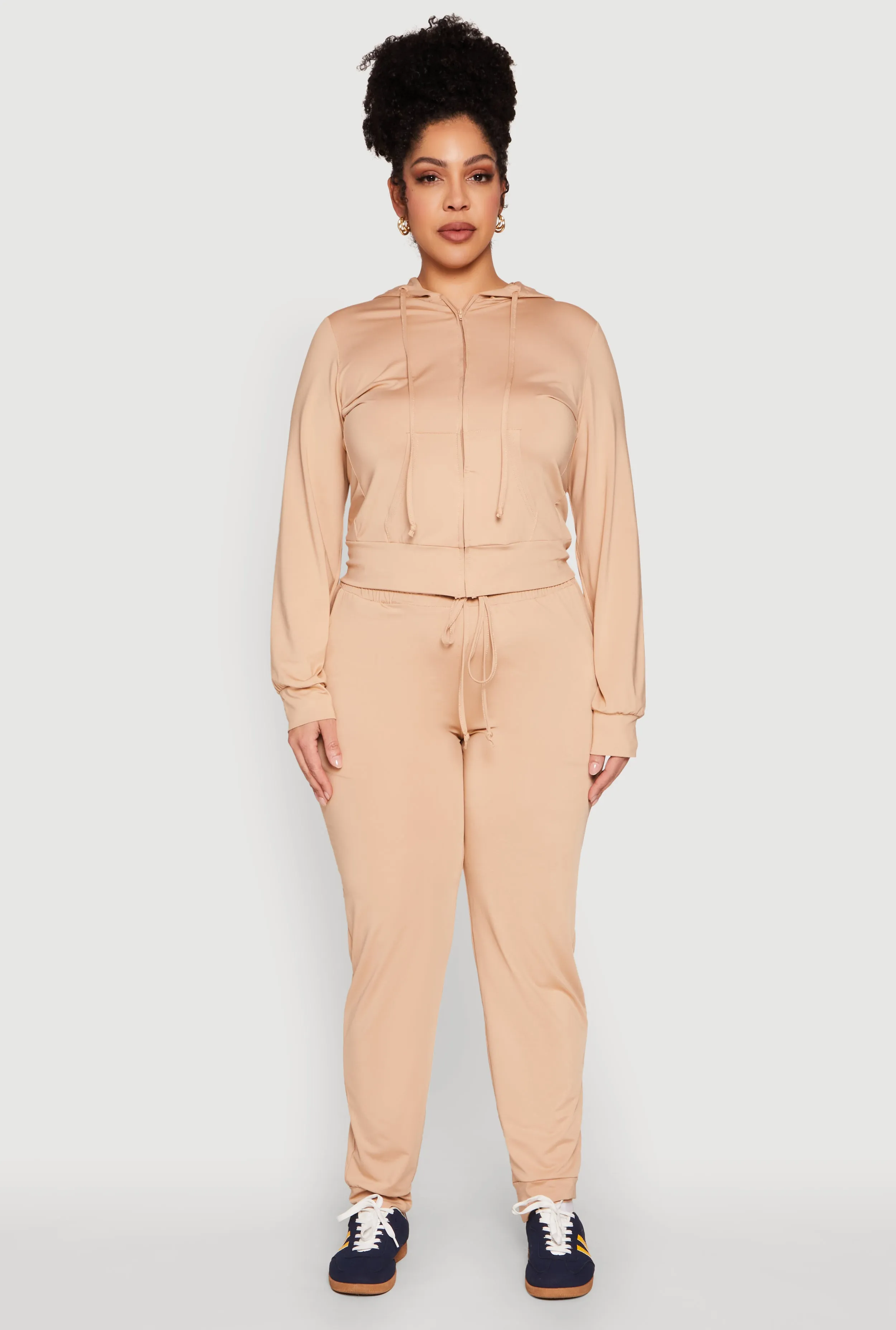 Plus Size Daisy Drawstring Waist Joggers sold by Rainbow