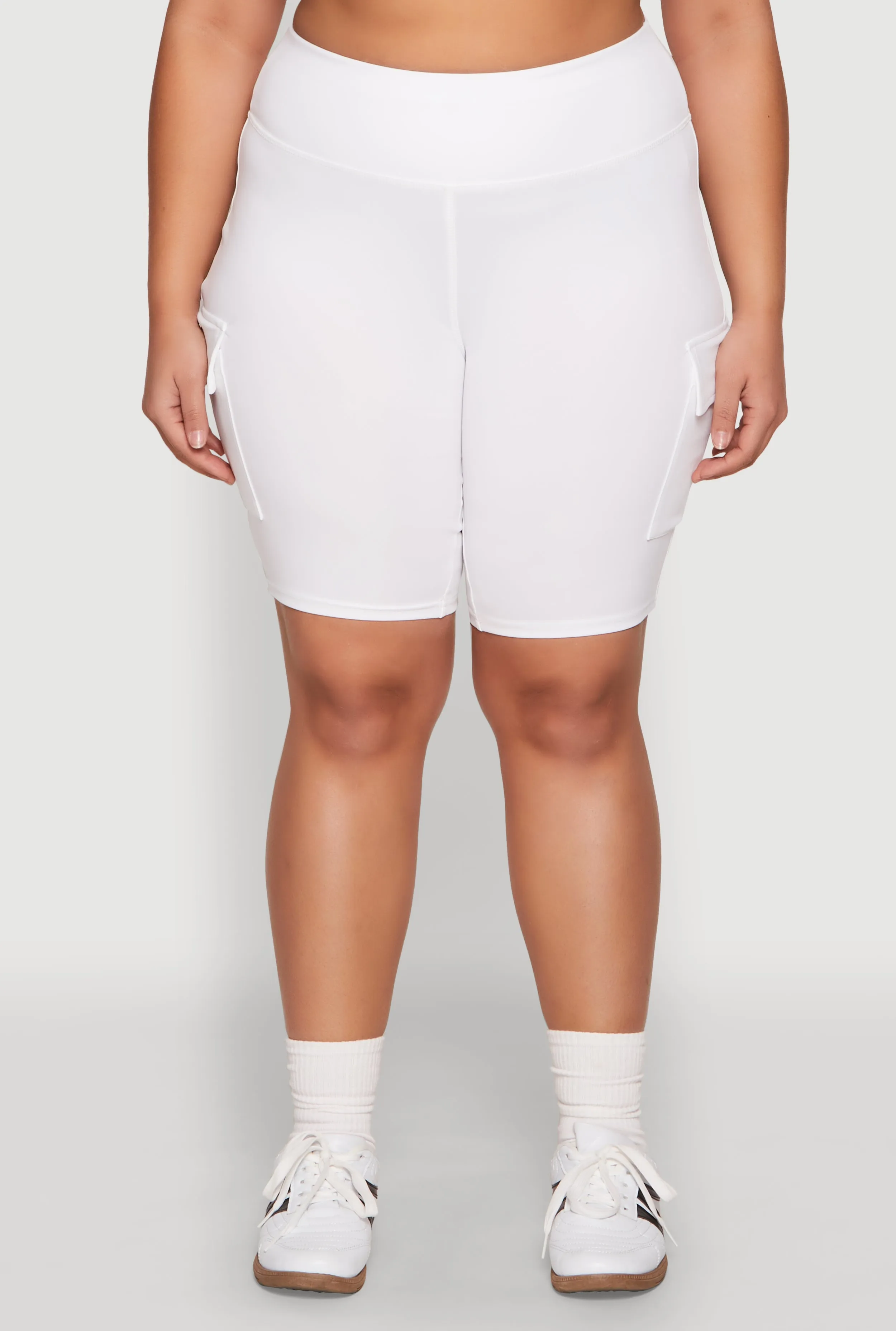 Plus Size Spandex Cargo Biker Shorts sold by Rainbow product image thumbnail 5