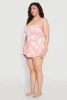 Plus Size Floral Print Swim Dress sold by Rainbow