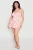 Plus Size Floral Print Swim Dress sold by Rainbow