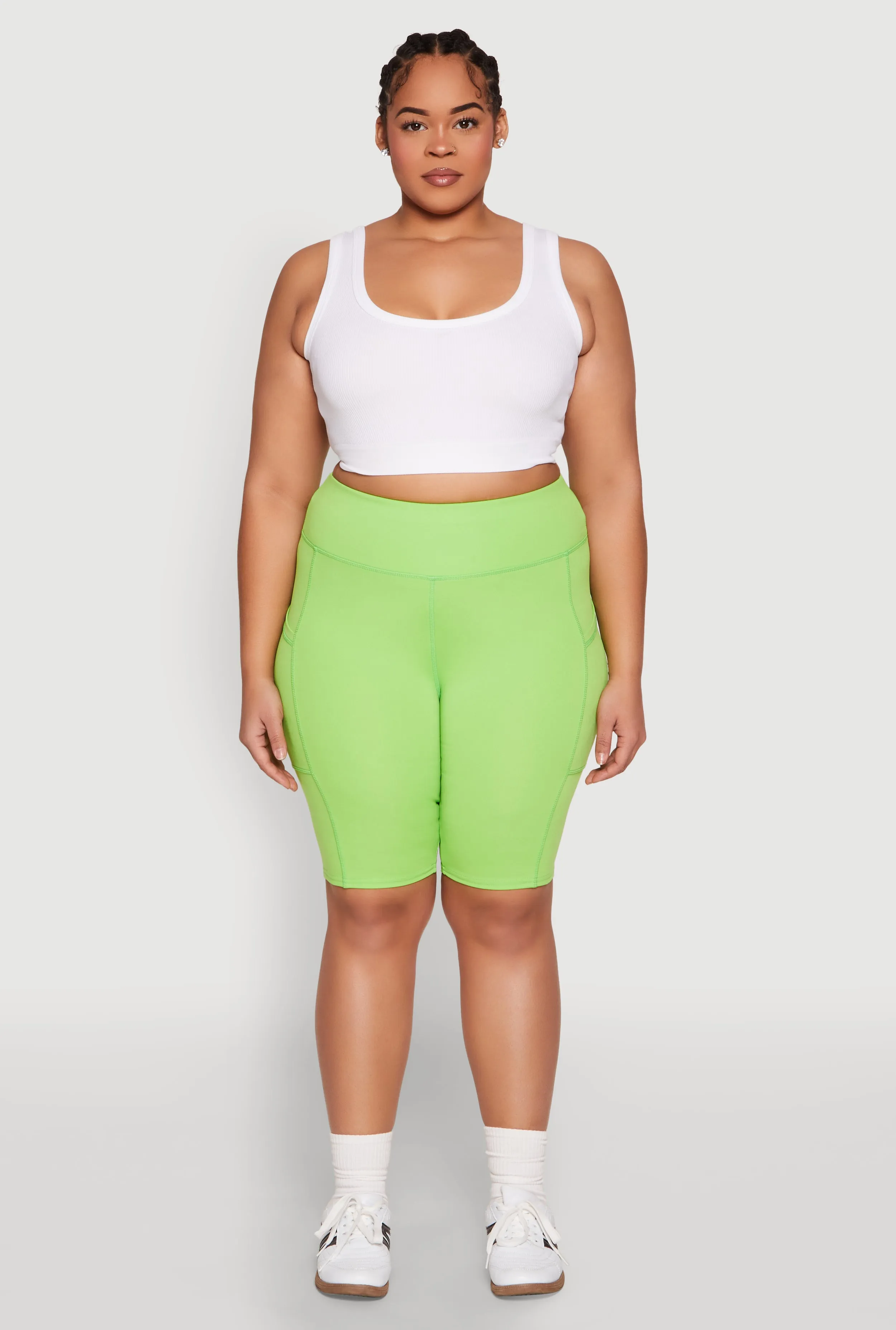 Plus Size Spandex Biker Shorts sold by Rainbow product image thumbnail 2