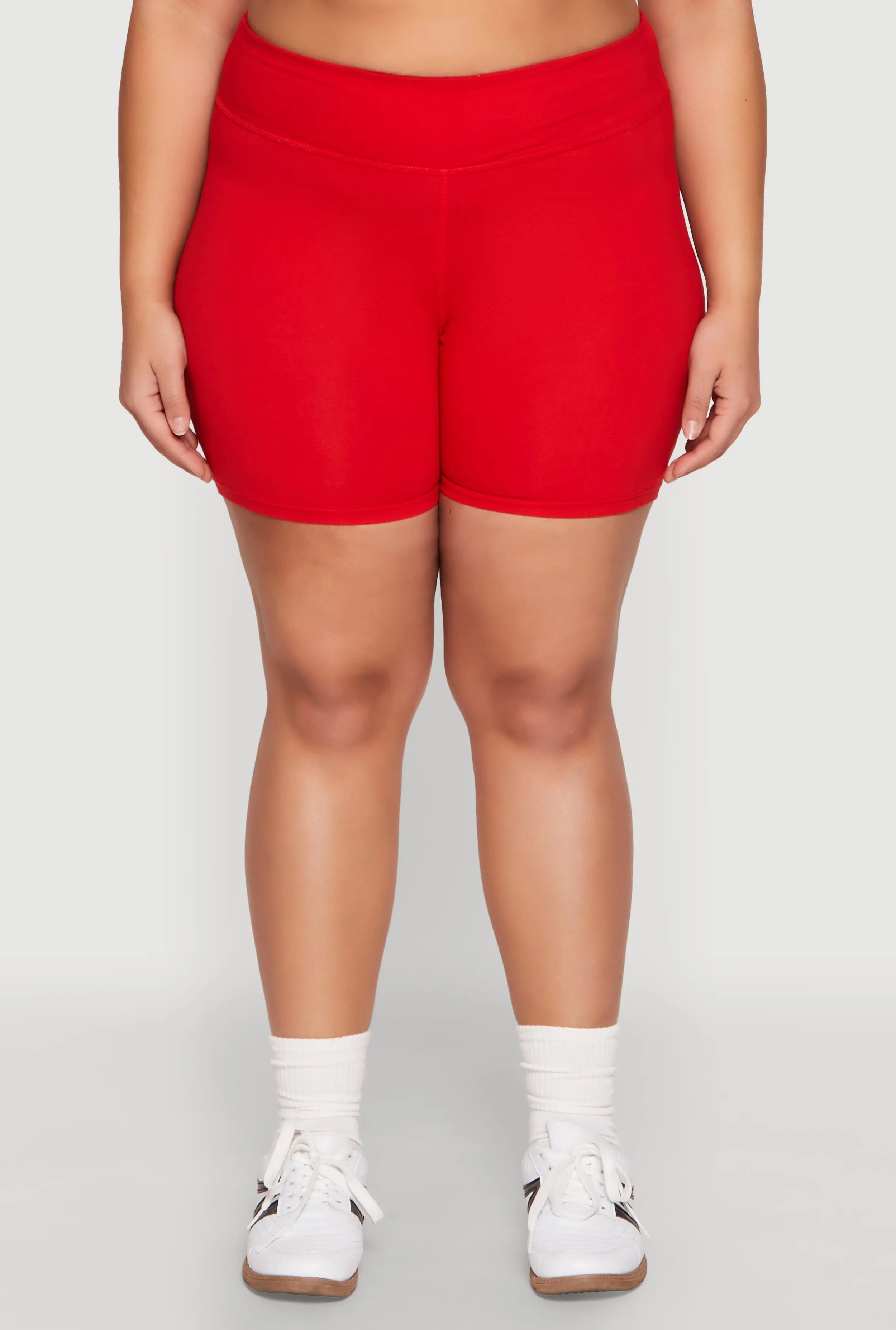 Plus Size High Waist Bike Shorts sold by Rainbow product image thumbnail 5