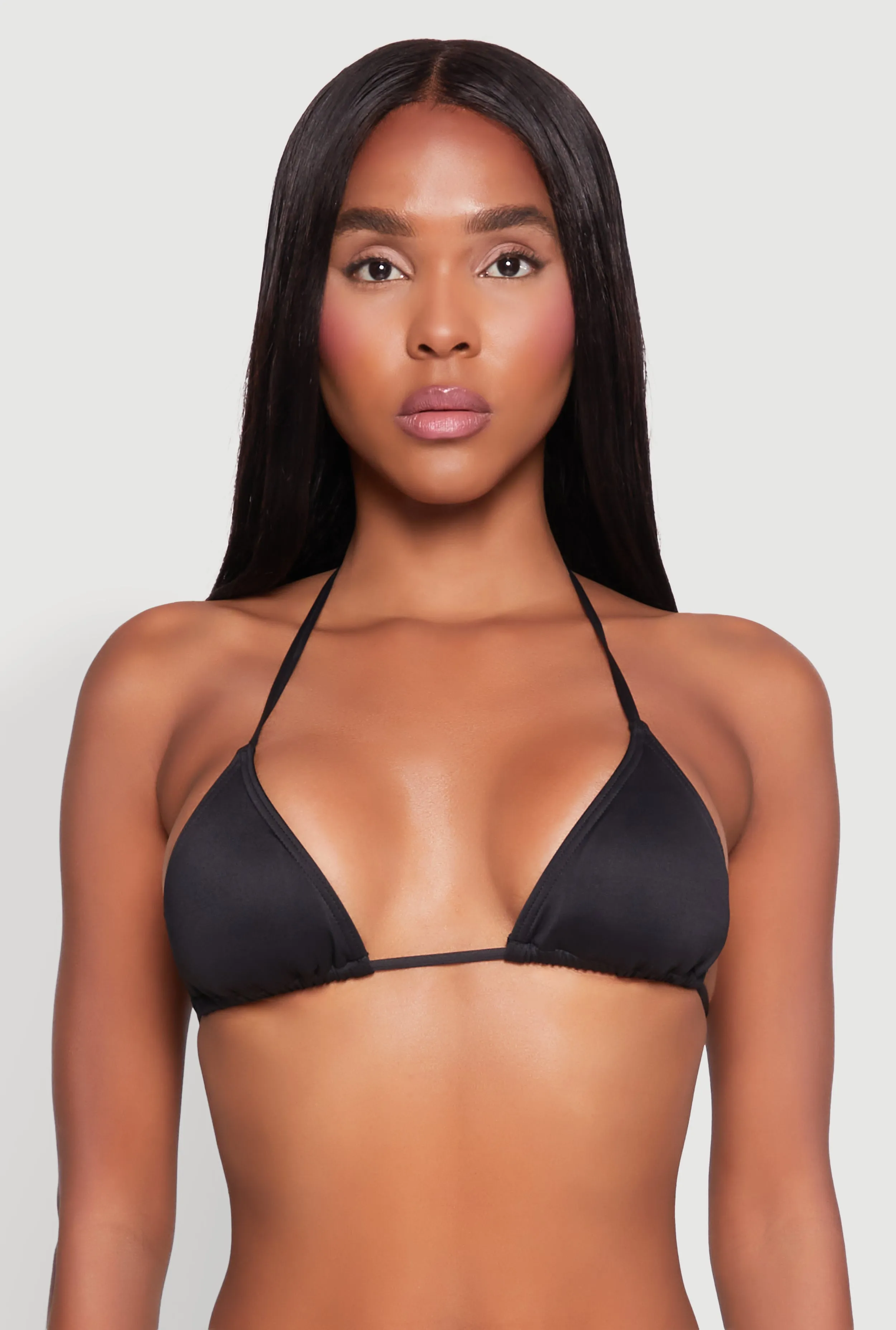 Basic Swim Triangle Bikini Top sold by Rainbow