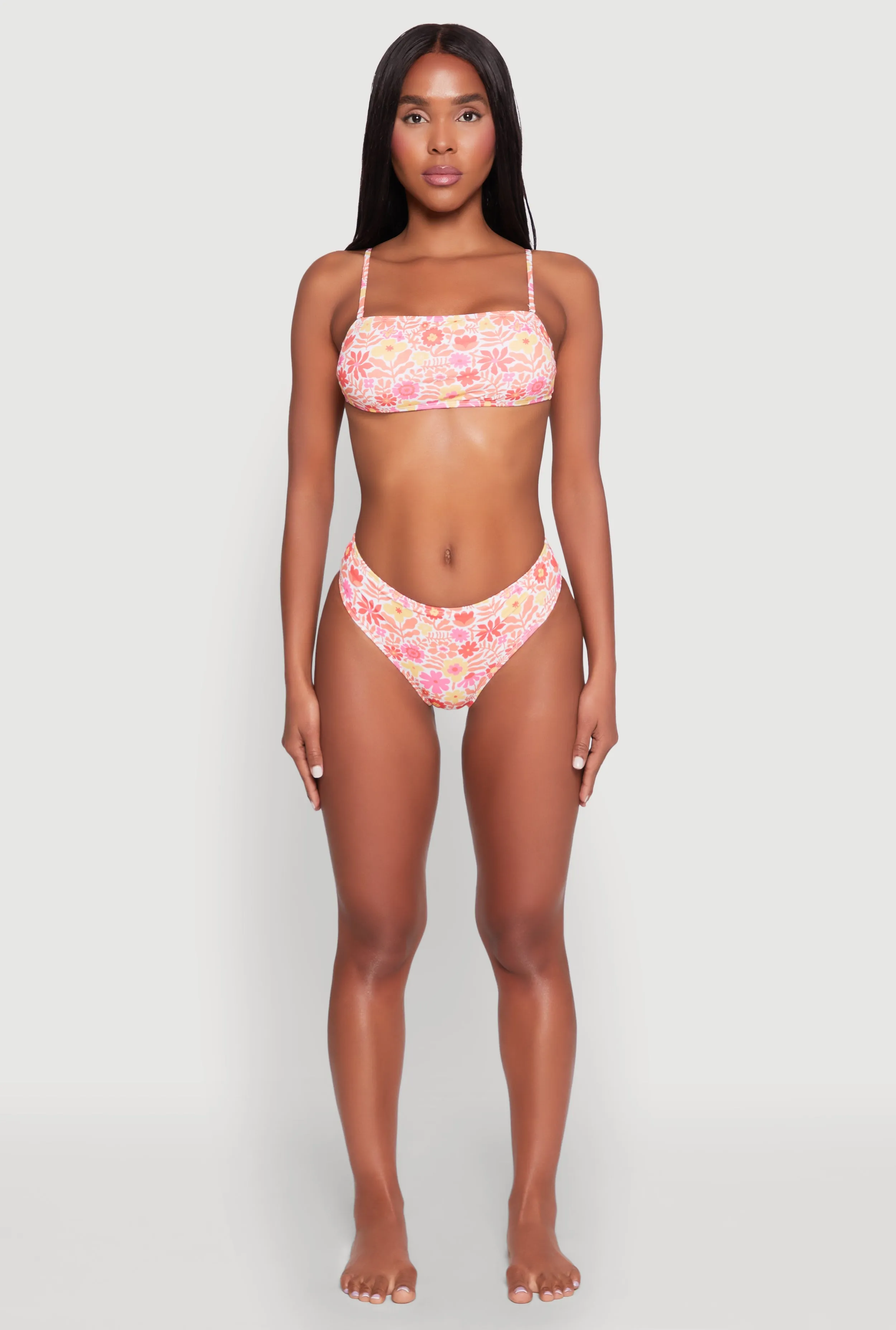 Floral Print Hipster Swim Bikini Bottoms sold by Rainbow product image thumbnail 2