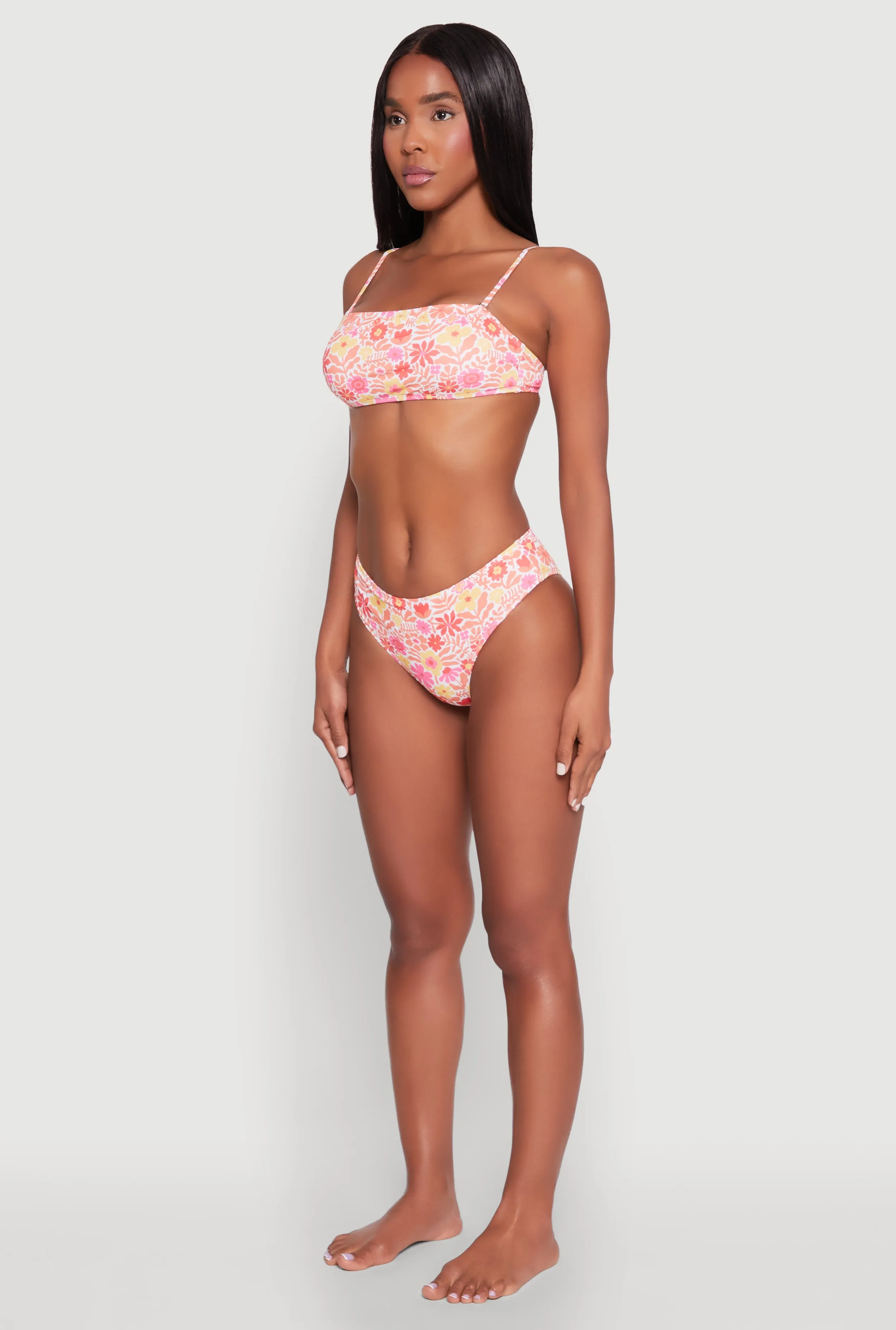 Floral Print Hipster Swim Bikini Bottoms sold by Rainbow product image thumbnail 5