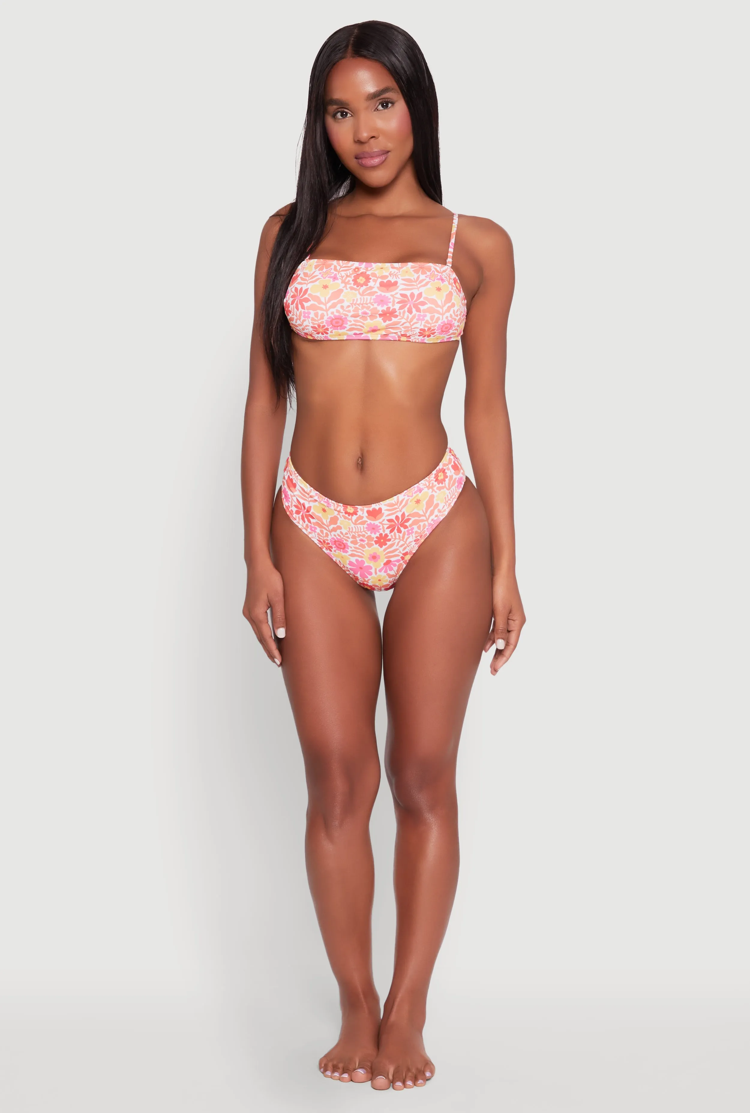 Floral Print Hipster Swim Bikini Bottoms sold by Rainbow product image thumbnail 3