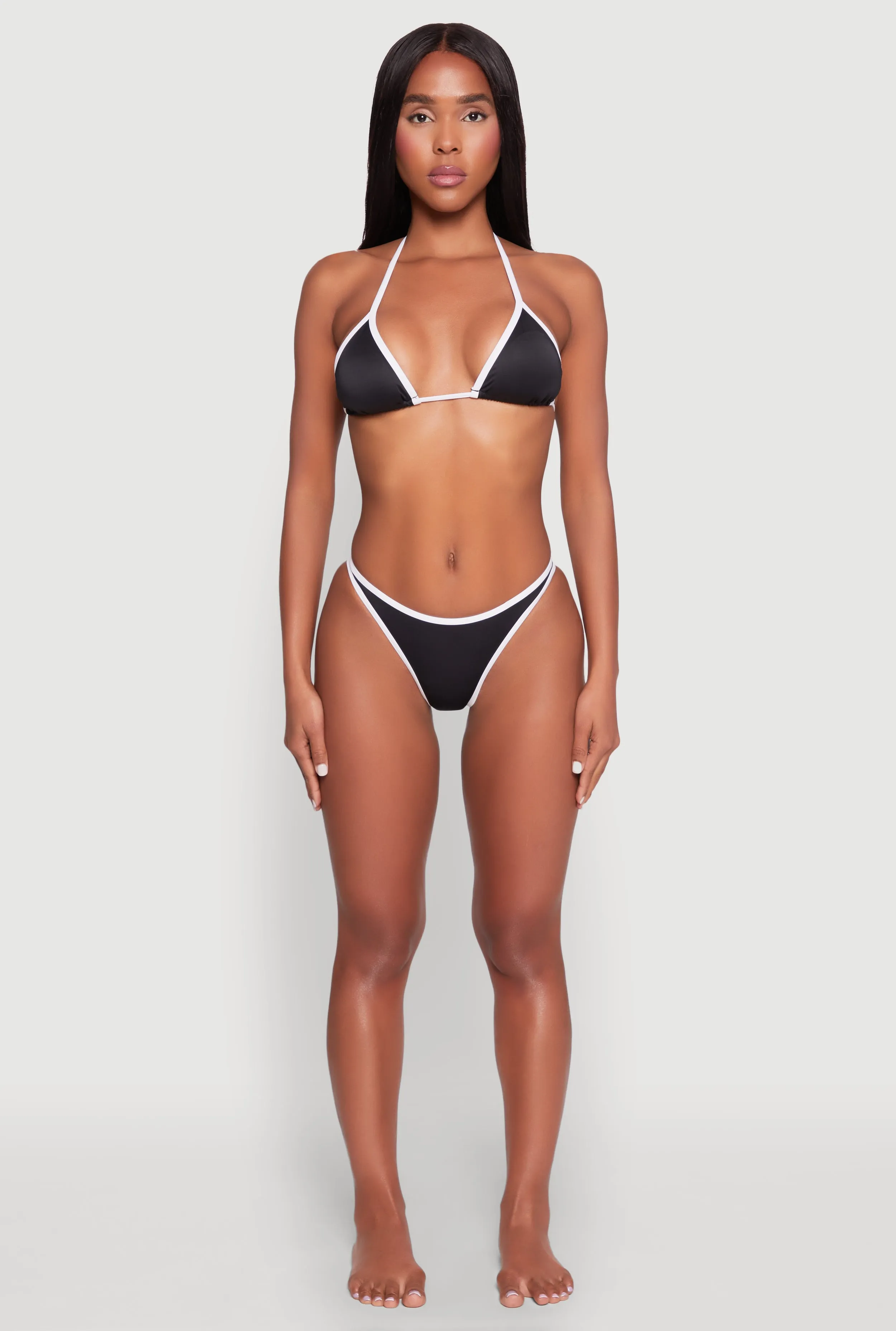 Contrast Trim Detail Swim Bikini Bottoms sold by Rainbow product image thumbnail 3