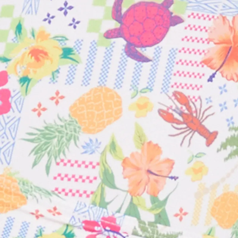 Plus Size Turtle Tropical Floral Print Sarong Cover Up sold by Rainbow product image thumbnail 4