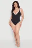 Plus Size Contrast Trim Detail One Piece Swimsuit sold by Rainbow