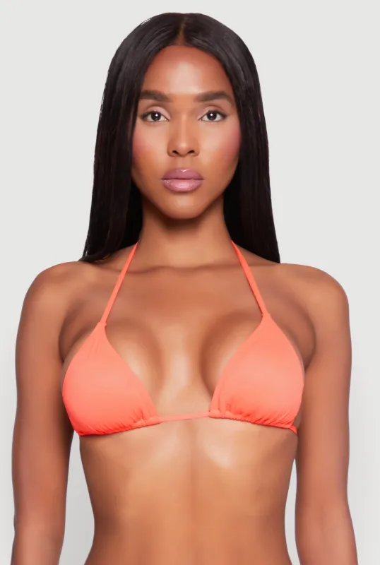 Tie Back Triangle Bikini Top sold by Rainbow