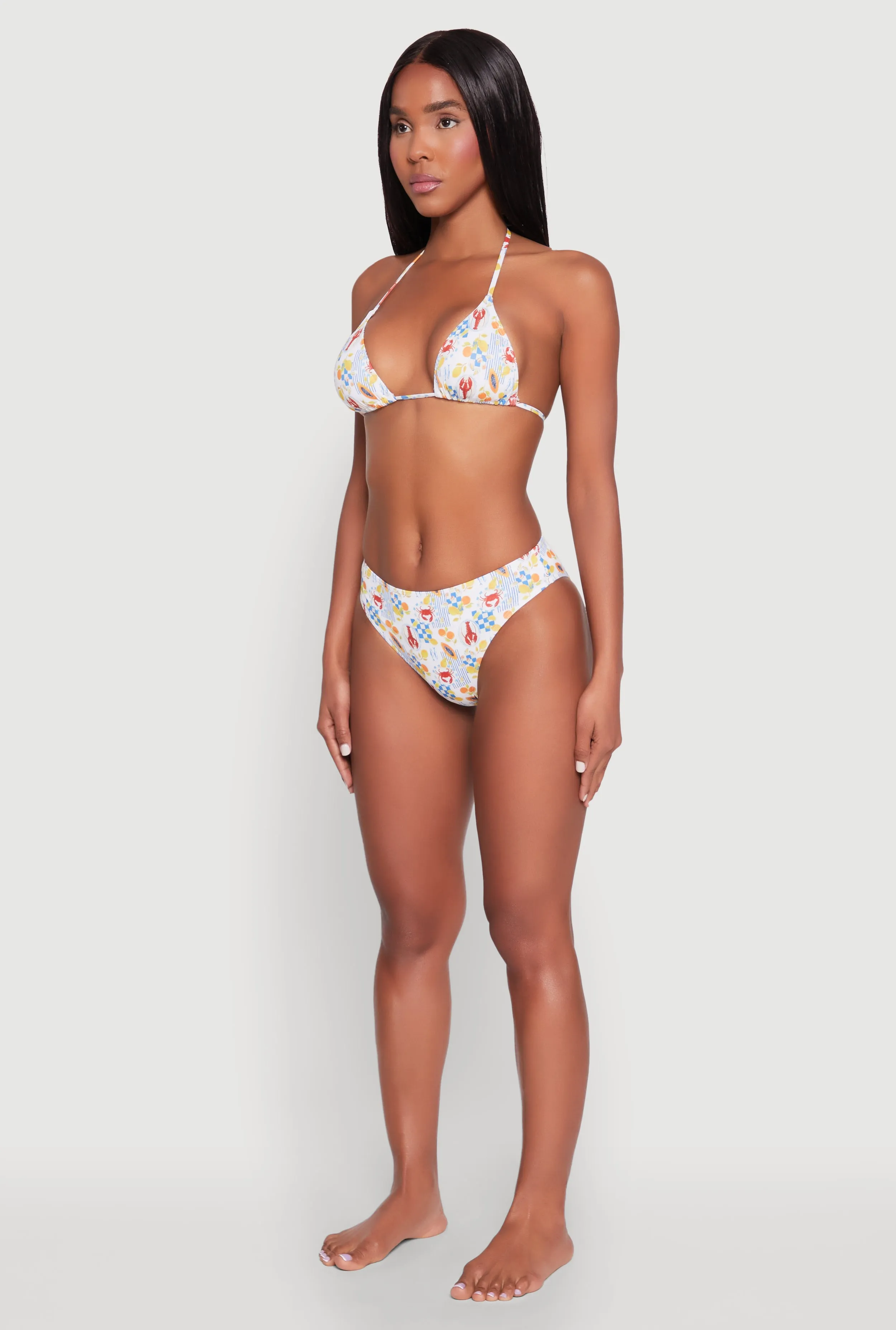 Tropical Printed Pattern Bikini Bottom sold by Rainbow product image thumbnail 5