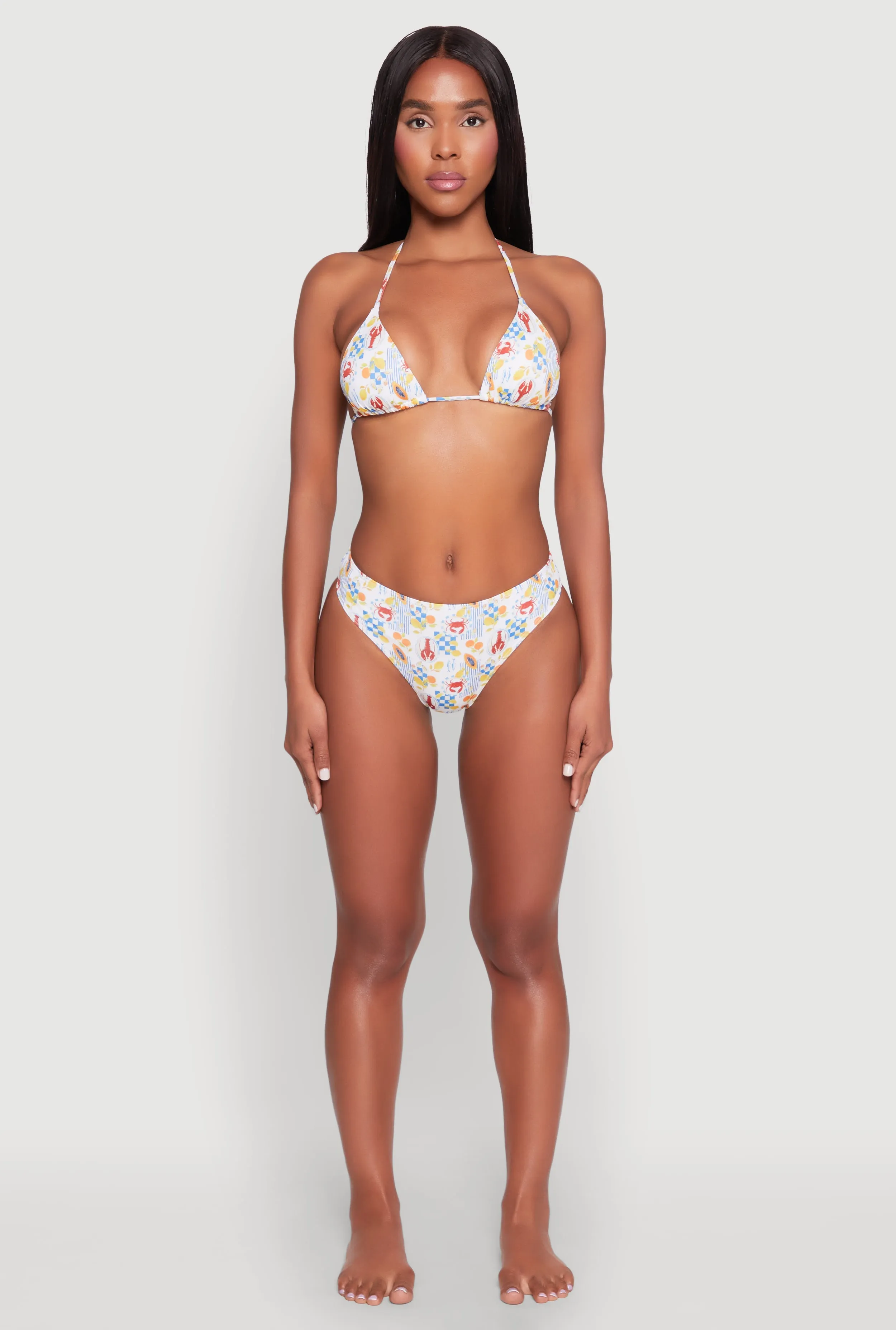 Tropical Printed Pattern Bikini Bottom sold by Rainbow product image thumbnail 3