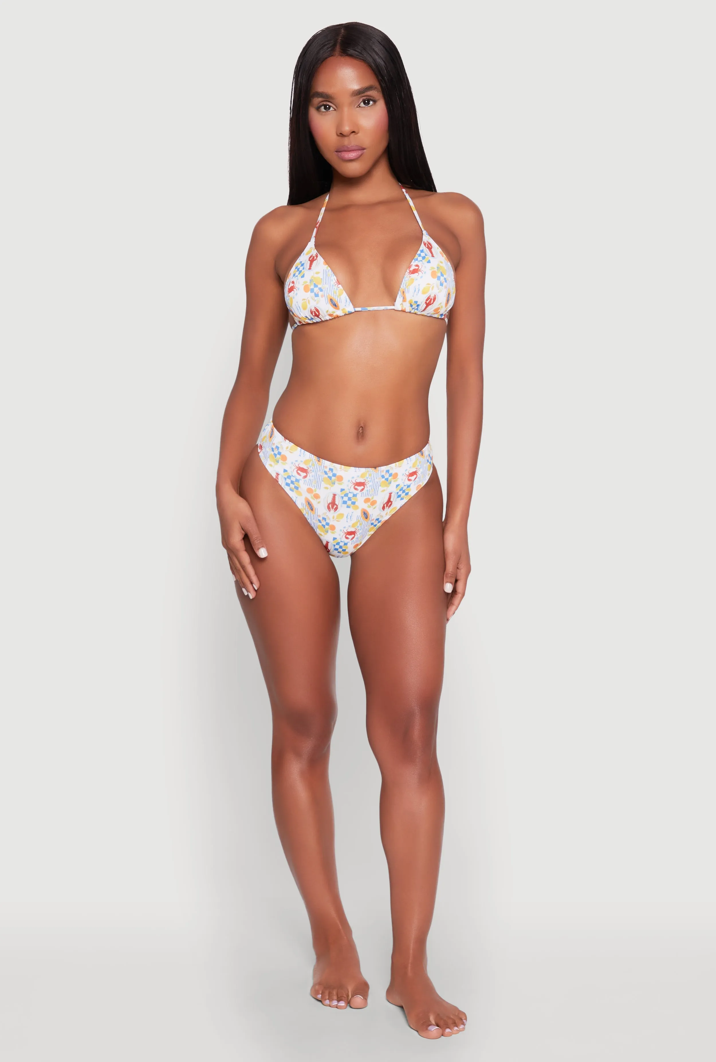 Tropical Printed Pattern Bikini Bottom sold by Rainbow product image thumbnail 2