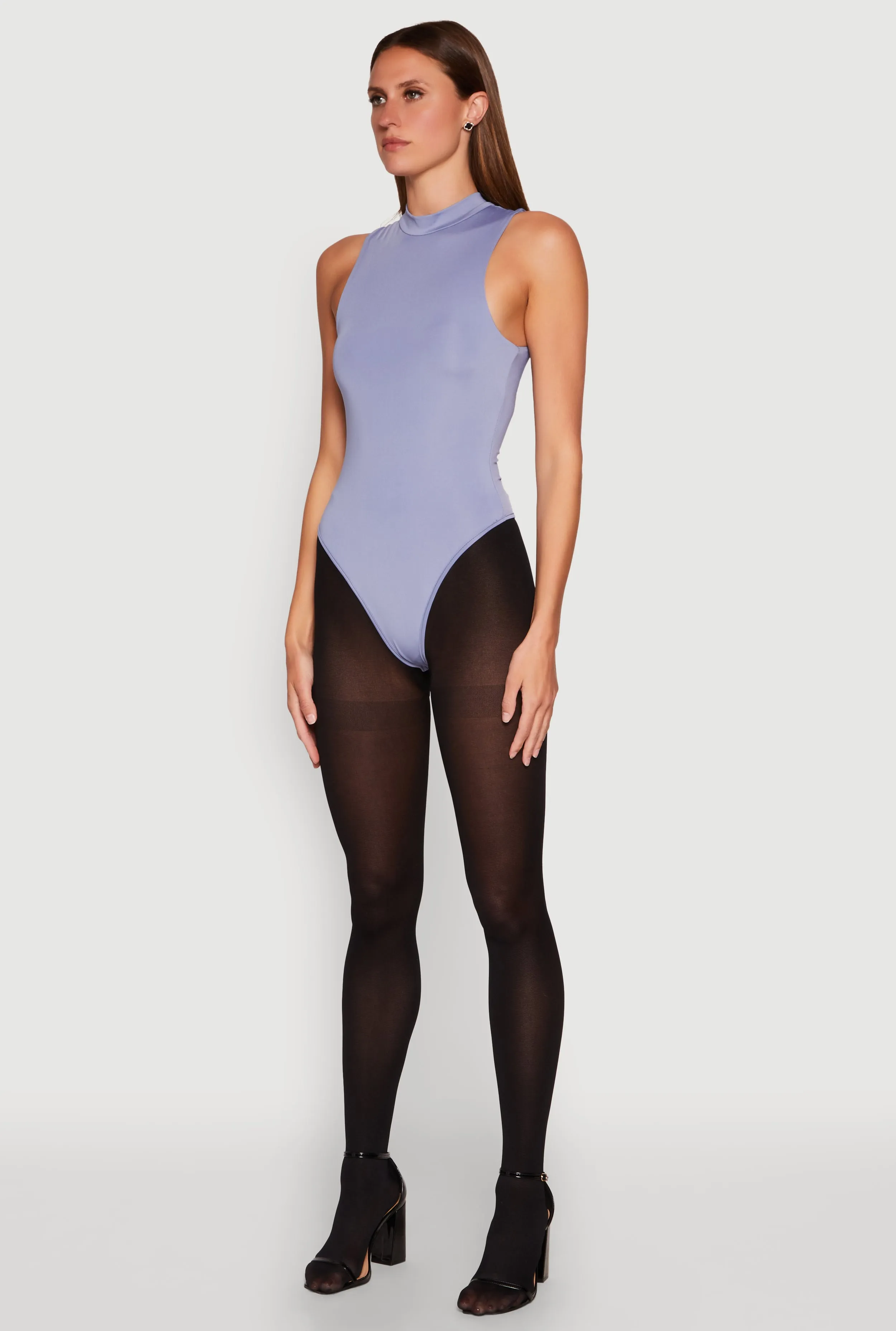 Daisy Mock Neck Tank Bodysuit sold by Rainbow product image thumbnail 5