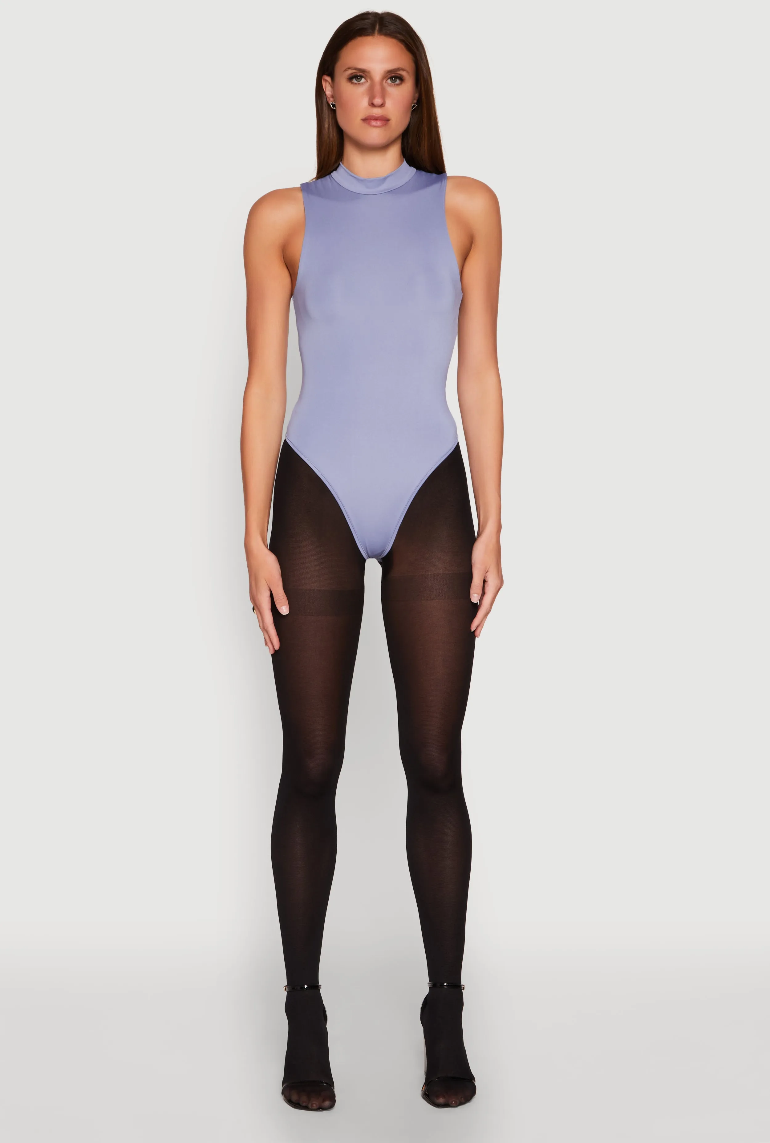 Daisy Mock Neck Tank Bodysuit sold by Rainbow product image thumbnail 3