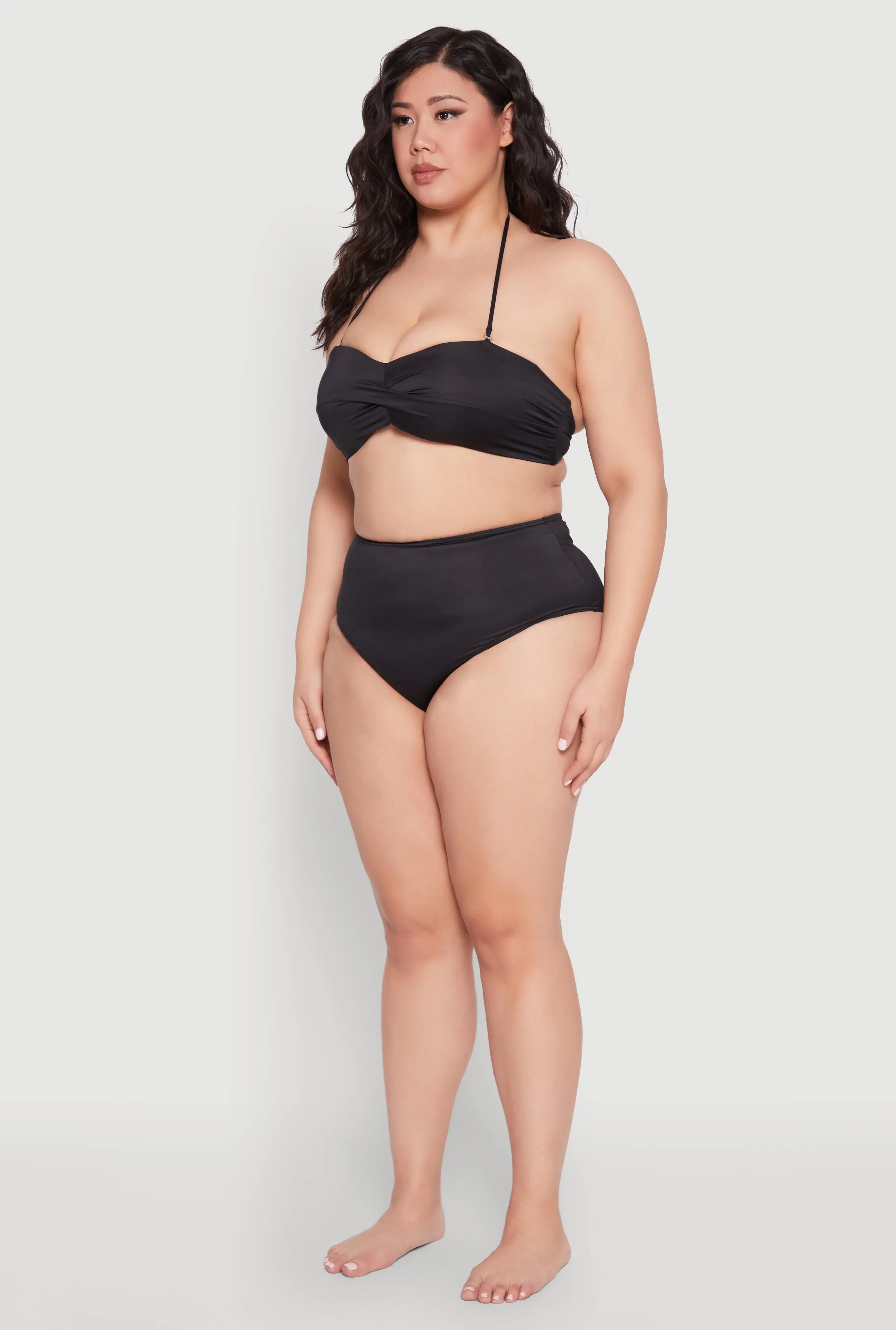 Plus Size High Waist Bikini Bottoms sold by Rainbow product image thumbnail 5