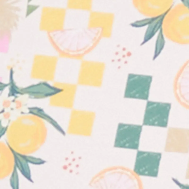 Plus Size Citrus Pattern Sarong Cover Up sold by Rainbow product image thumbnail 4