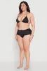 Plus Size Tie Back Triangle Bikini Top sold by Rainbow