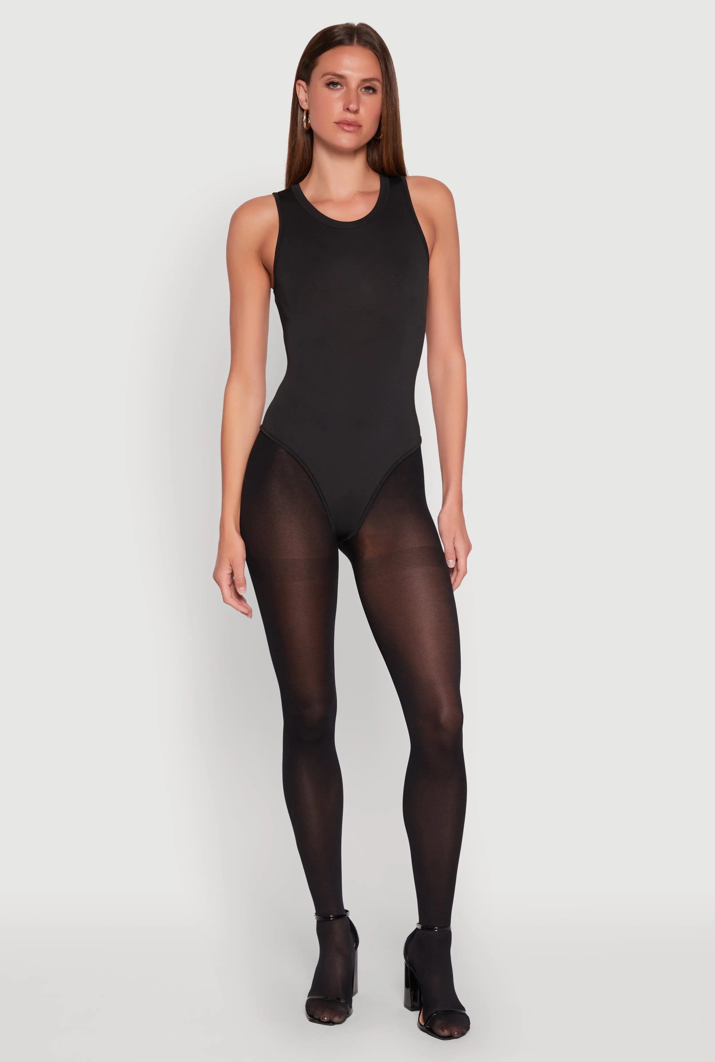 Daisy Crew Neck Tank Bodysuit sold by Rainbow product image thumbnail 3