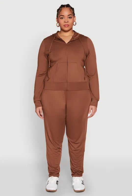 Plus Size Daisy Drawstring Waist Joggers sold by Rainbow