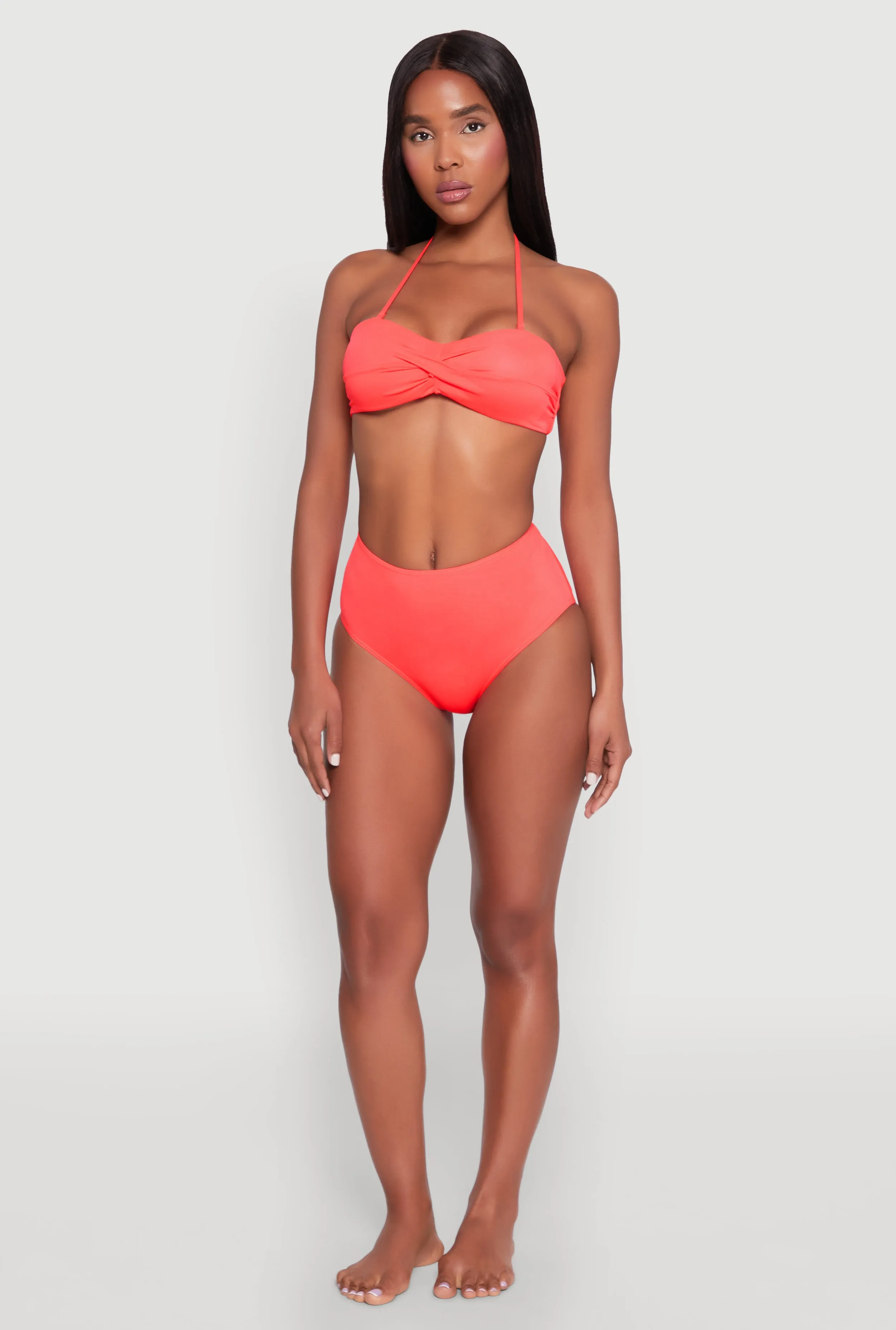 Twist Front Bandeau Bikini Top sold by Rainbow product image thumbnail 2