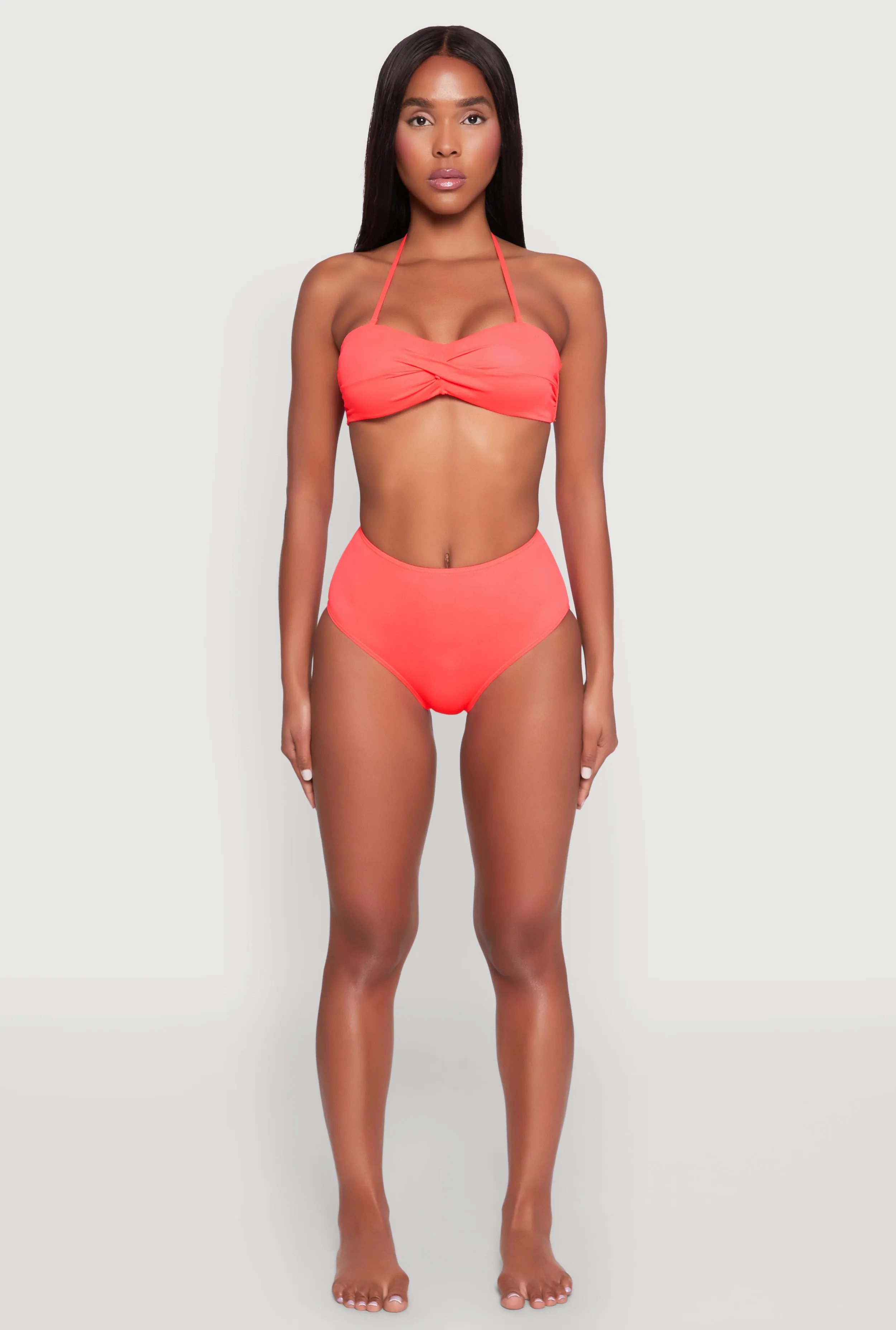 Twist Front Bandeau Bikini Top sold by Rainbow product image thumbnail 3