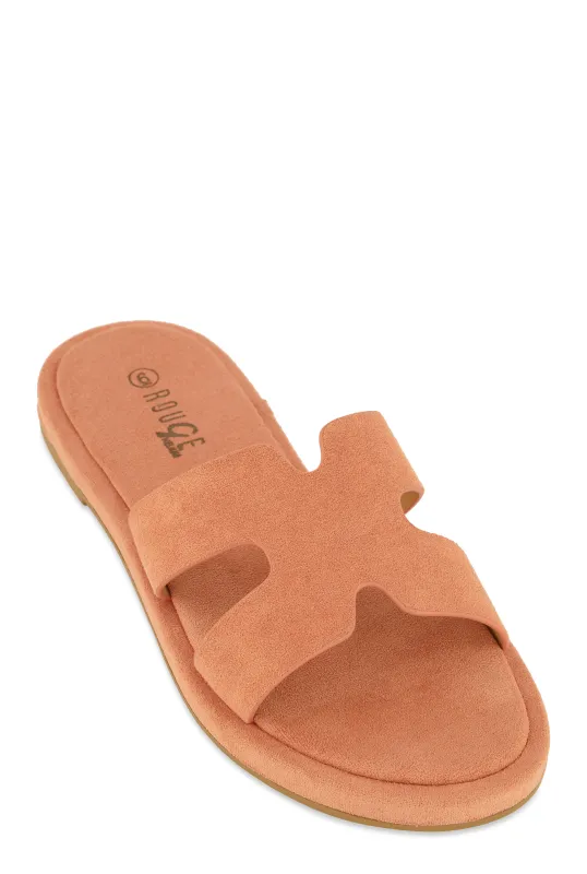 H Band Open Toe Slide Sandals sold by Rainbow