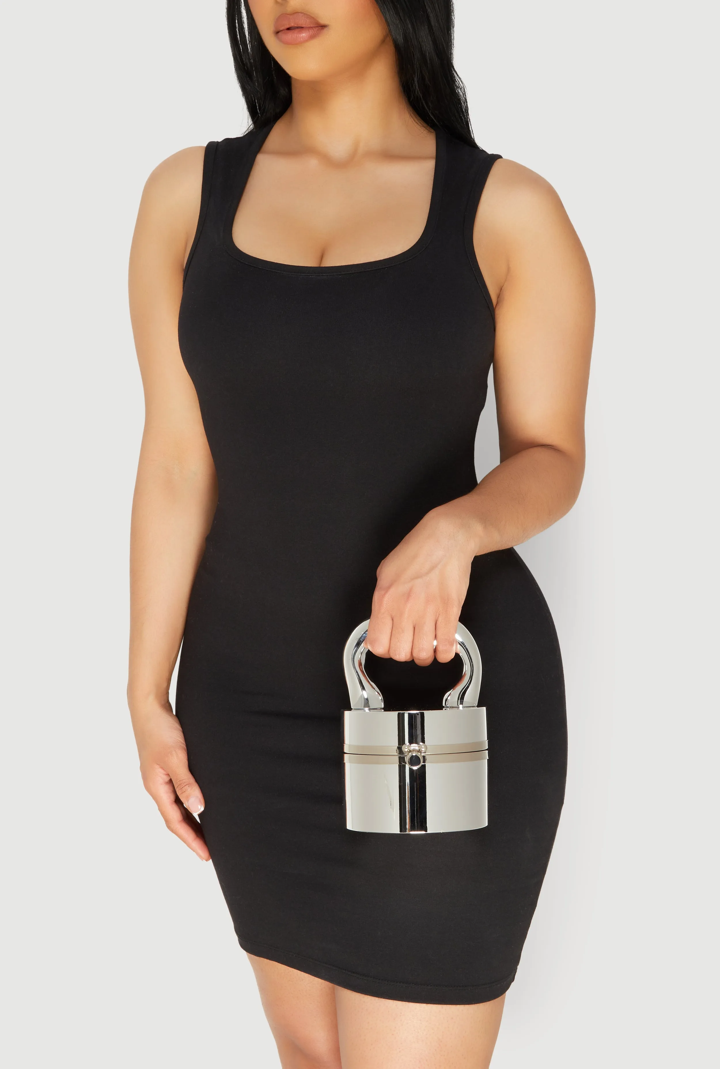 Metallic Cylinder Convertible Crossbody Bag sold by Rainbow product image thumbnail 2