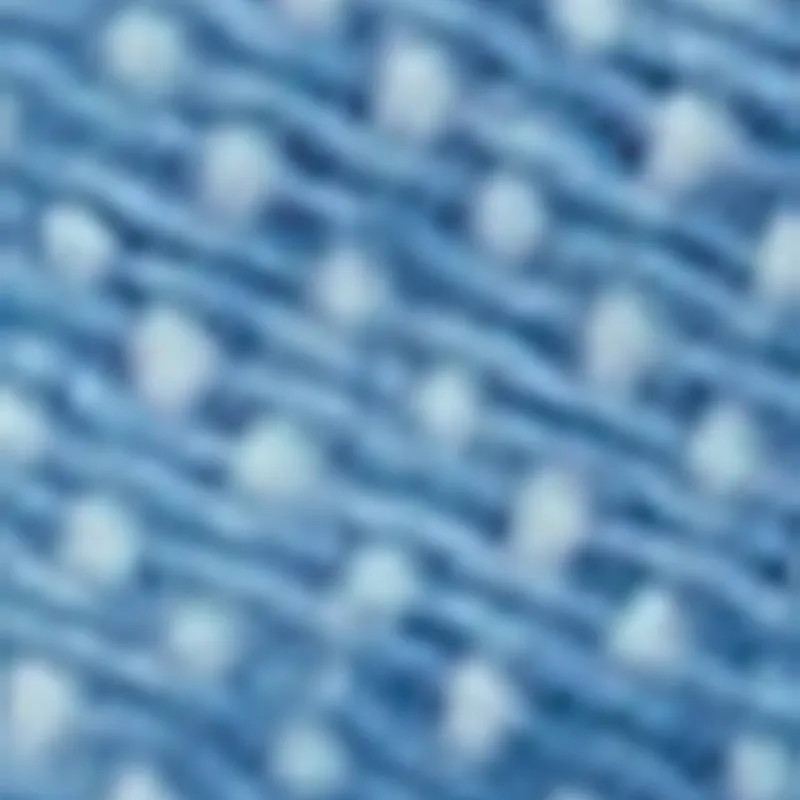 Denim Detail Flower Drop Earrings sold by Rainbow product image thumbnail 3